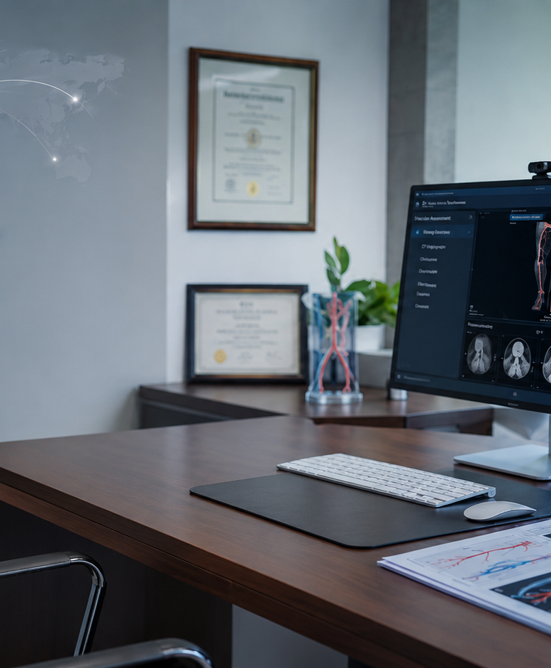 Virtual vascular consultation and international second opinion with Mr Orwa Falah FRCS, Consultant Vascular Surgeon in Edinburgh