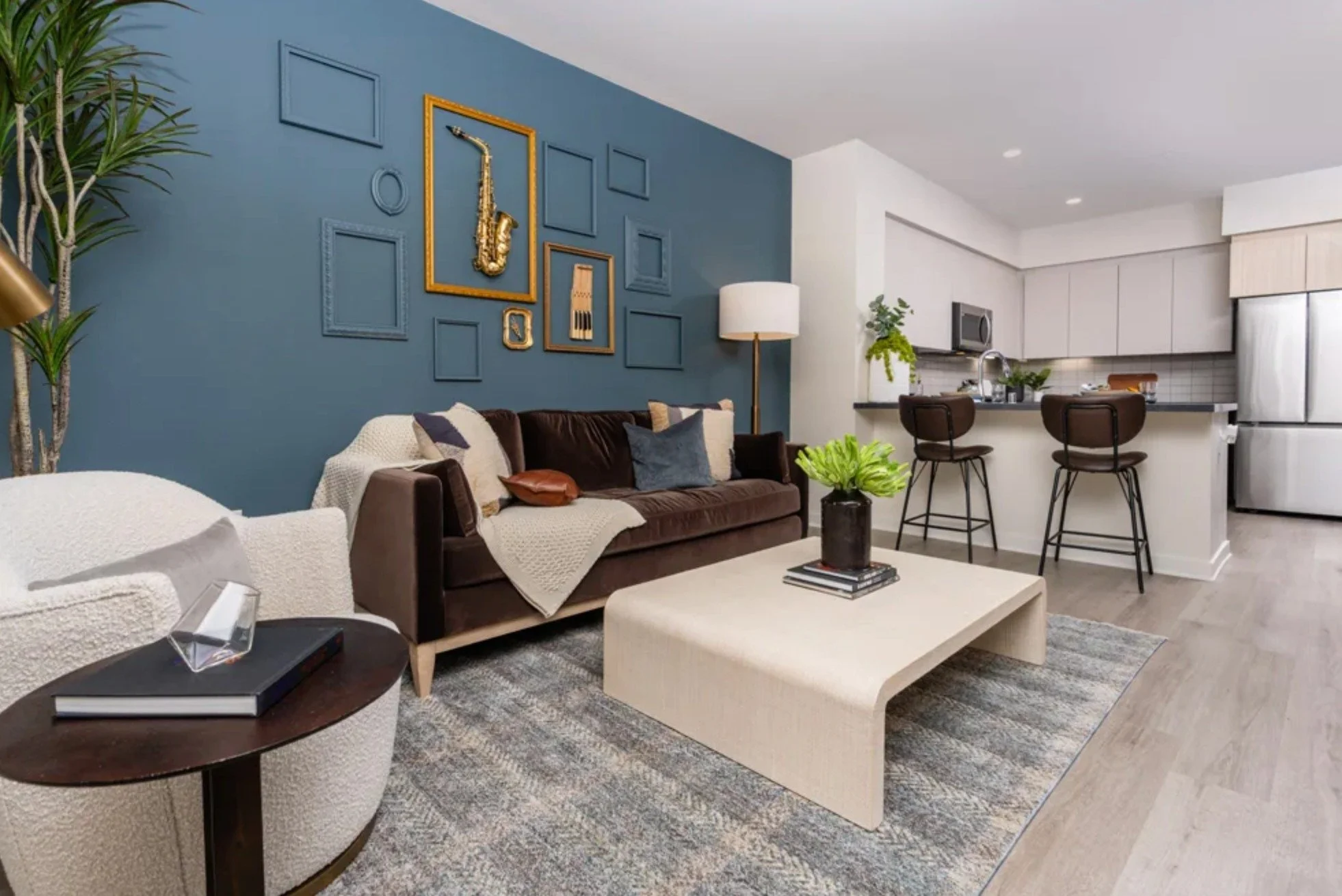 MODEL HOME @ RIVERSIDE NORTH GROVE

Step into our jazz-inspired model &mdash; where moody lighting, layered tones, and curated details echo the rhythm of classic cool.