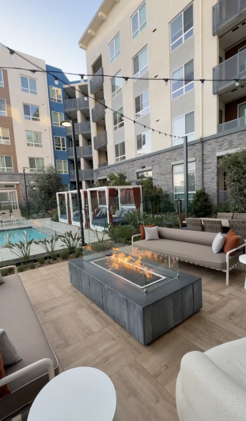 Trestle amenity pool lounge install! MONROVIA, CA