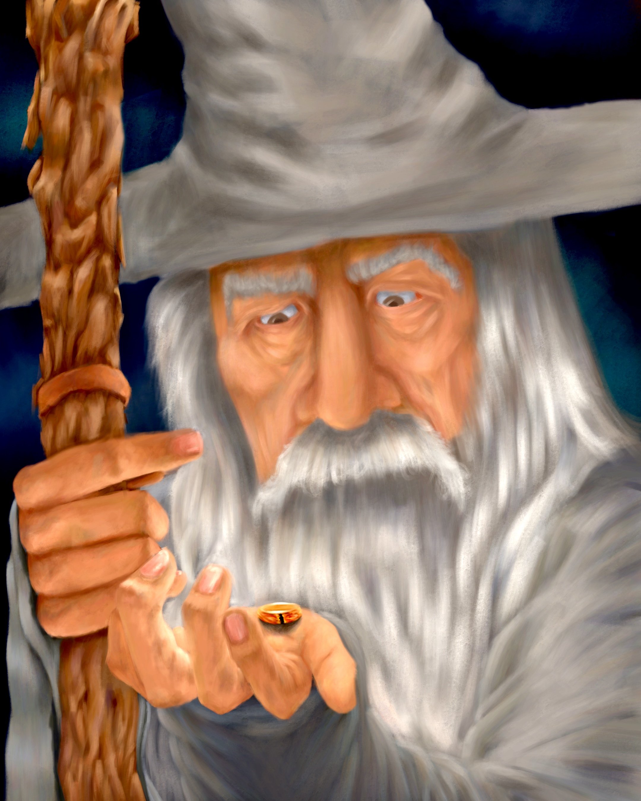 Gandalf Tempted, Digital, 2025