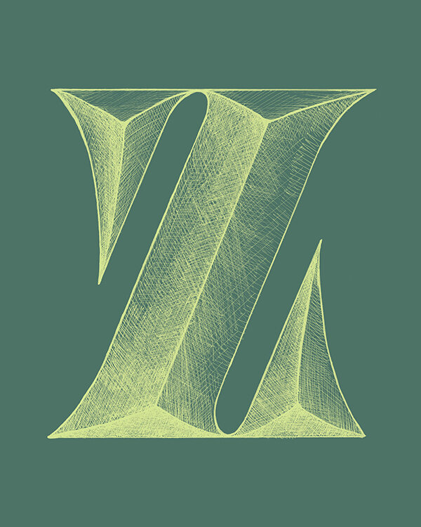 Yes Design Shop-26 Letters Set-cool forest green26-flat preview.jpg