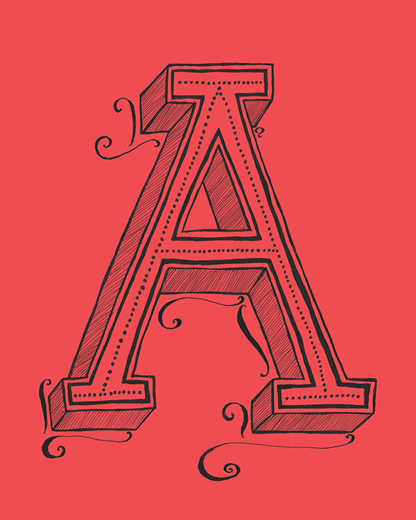 Yes Design Shop-26 Letters Set-coral charcoal-flat preview.jpg
