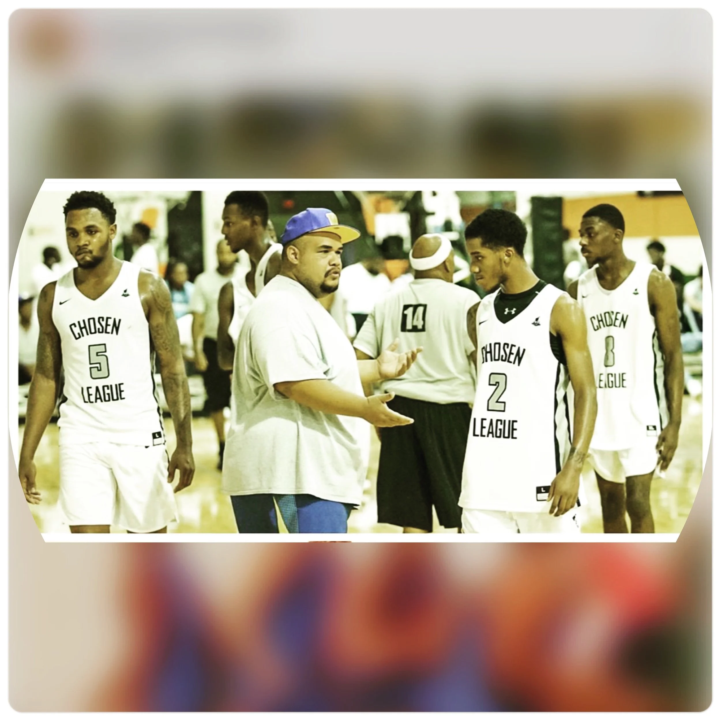 Am old picture with men of color.