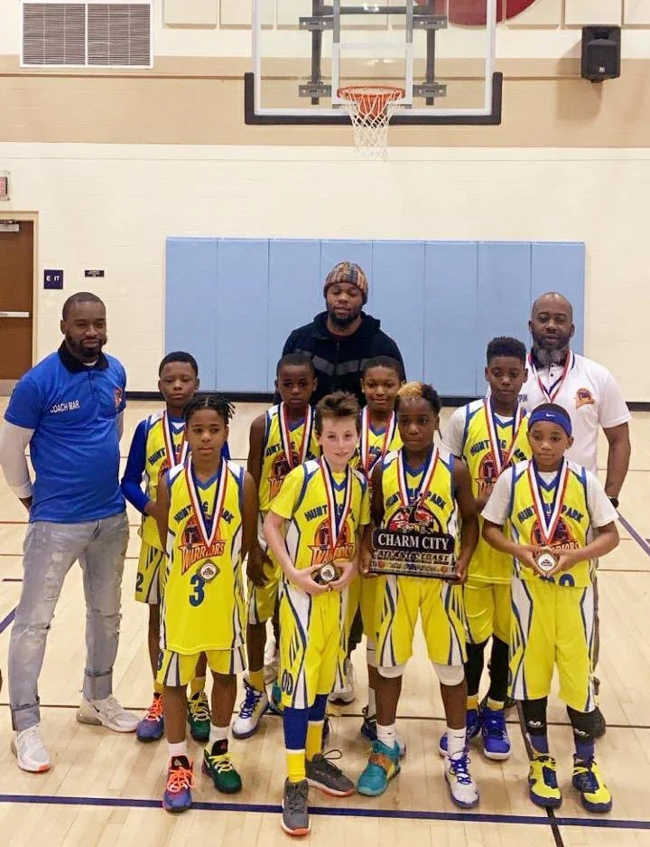 A youth group from the Hunting Park Warriors programs. 
