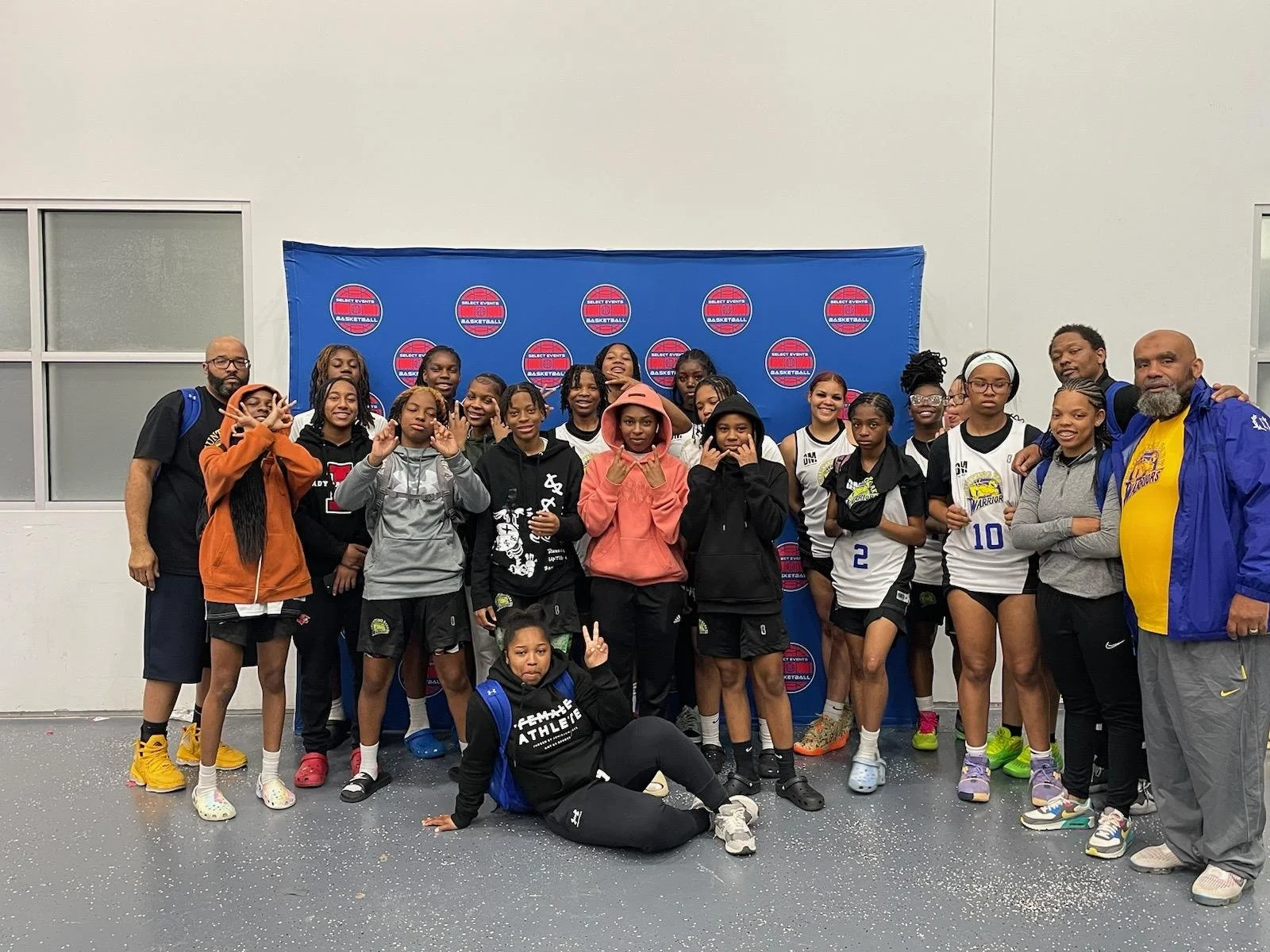 the group of youth, from the hunting park warriors youth development.  