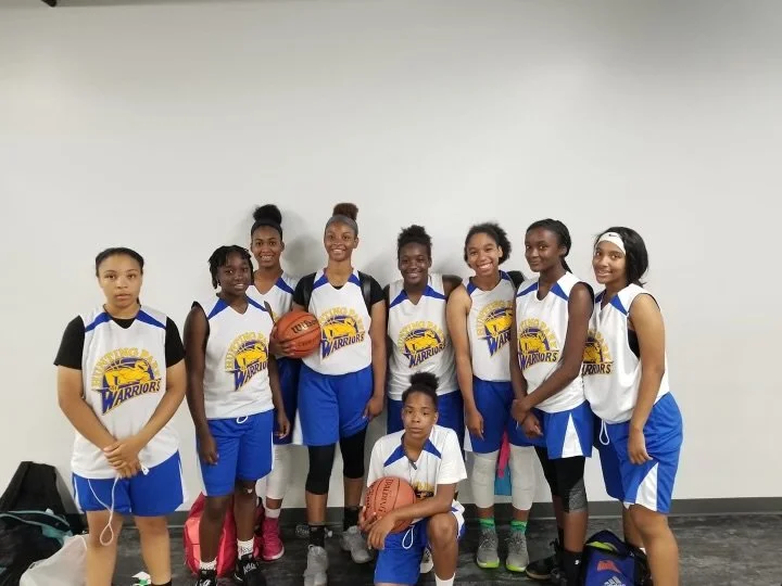 The warrior youth ready for a game. 