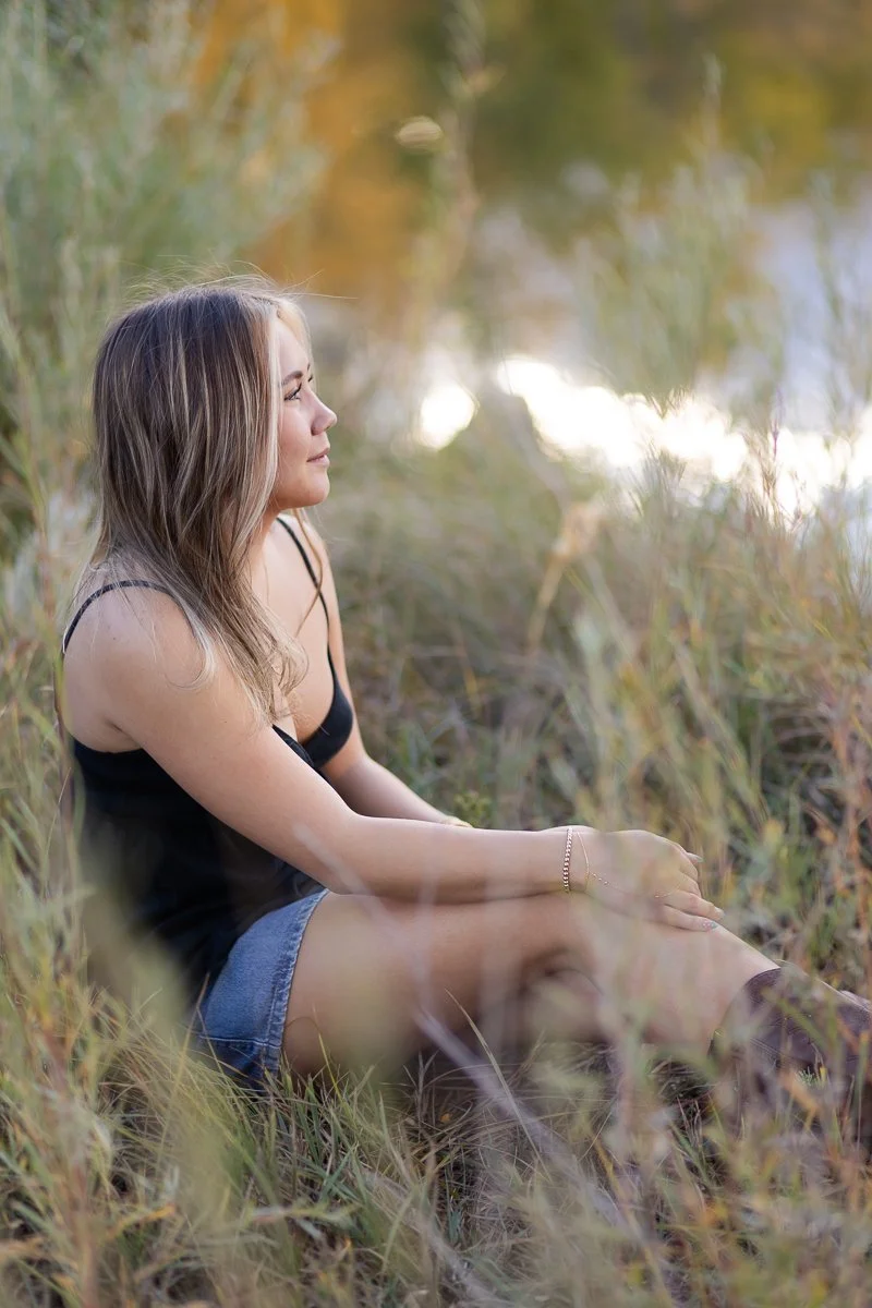 Senior session by Golden Ponds in Longmont, CO