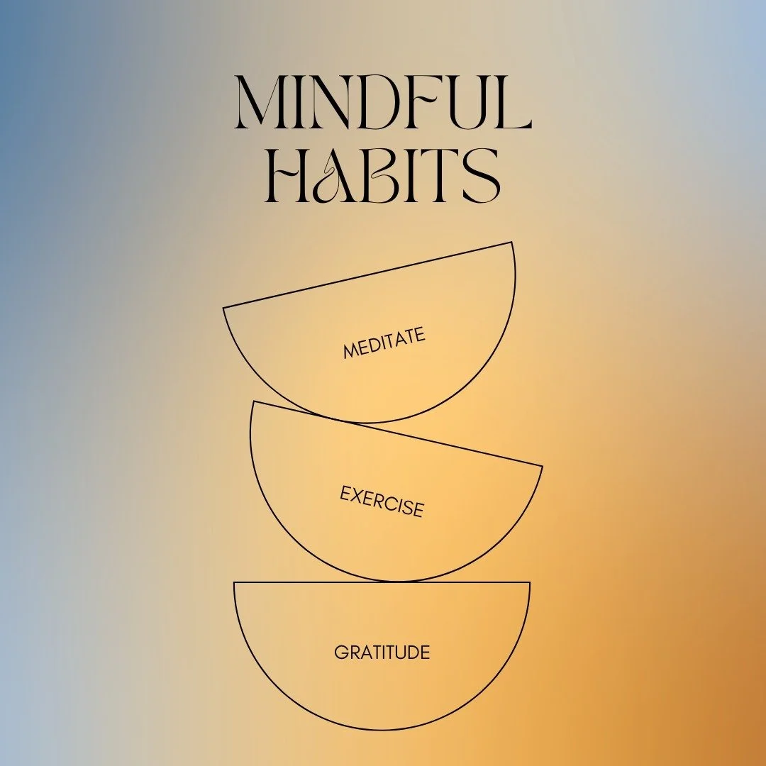 🧘&zwj;♀️ 3 Mindful Habits to Elevate Your Life:

1️⃣ Meditate &ndash; Create space for stillness and clarity.
2️⃣ Exercise &ndash; Move your body, move your energy.
3️⃣ Gratitude &ndash; Shift your mindset, elevate your mood.

At Wellborn Lifestyles