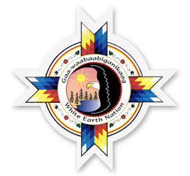 Official seal of the White Earth Nation (Gaa-waabaabiganikaag).