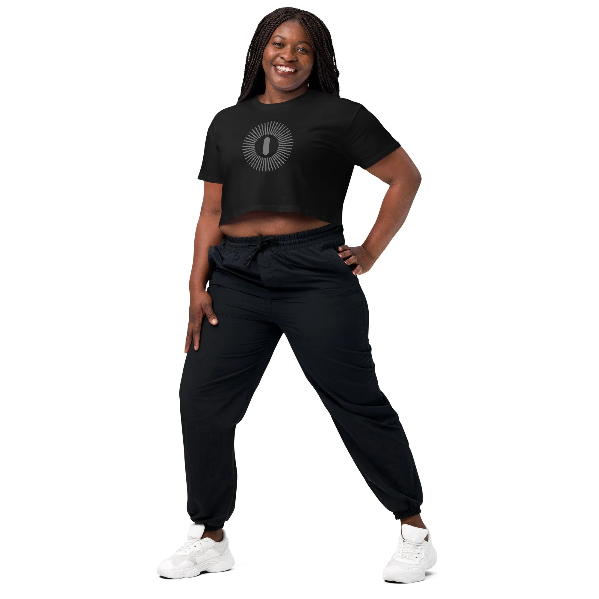 Hot Crop Tee Midnight