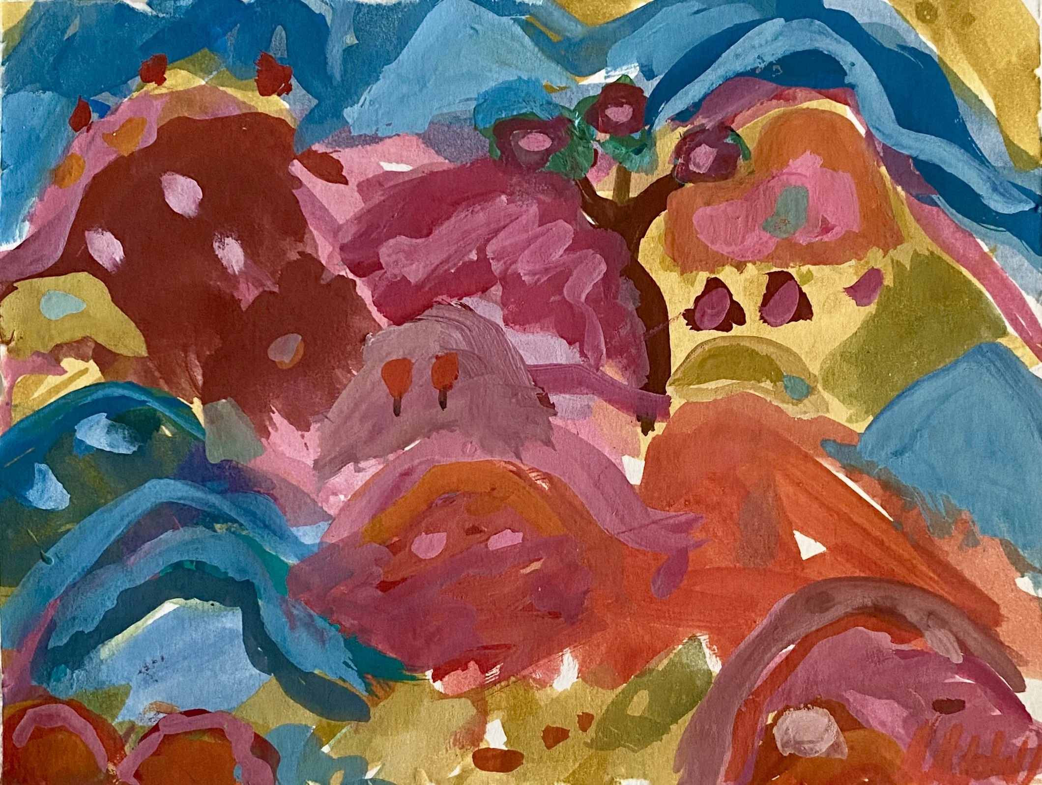 Escape Within | Watercolour on Paper | 26 x 22cm