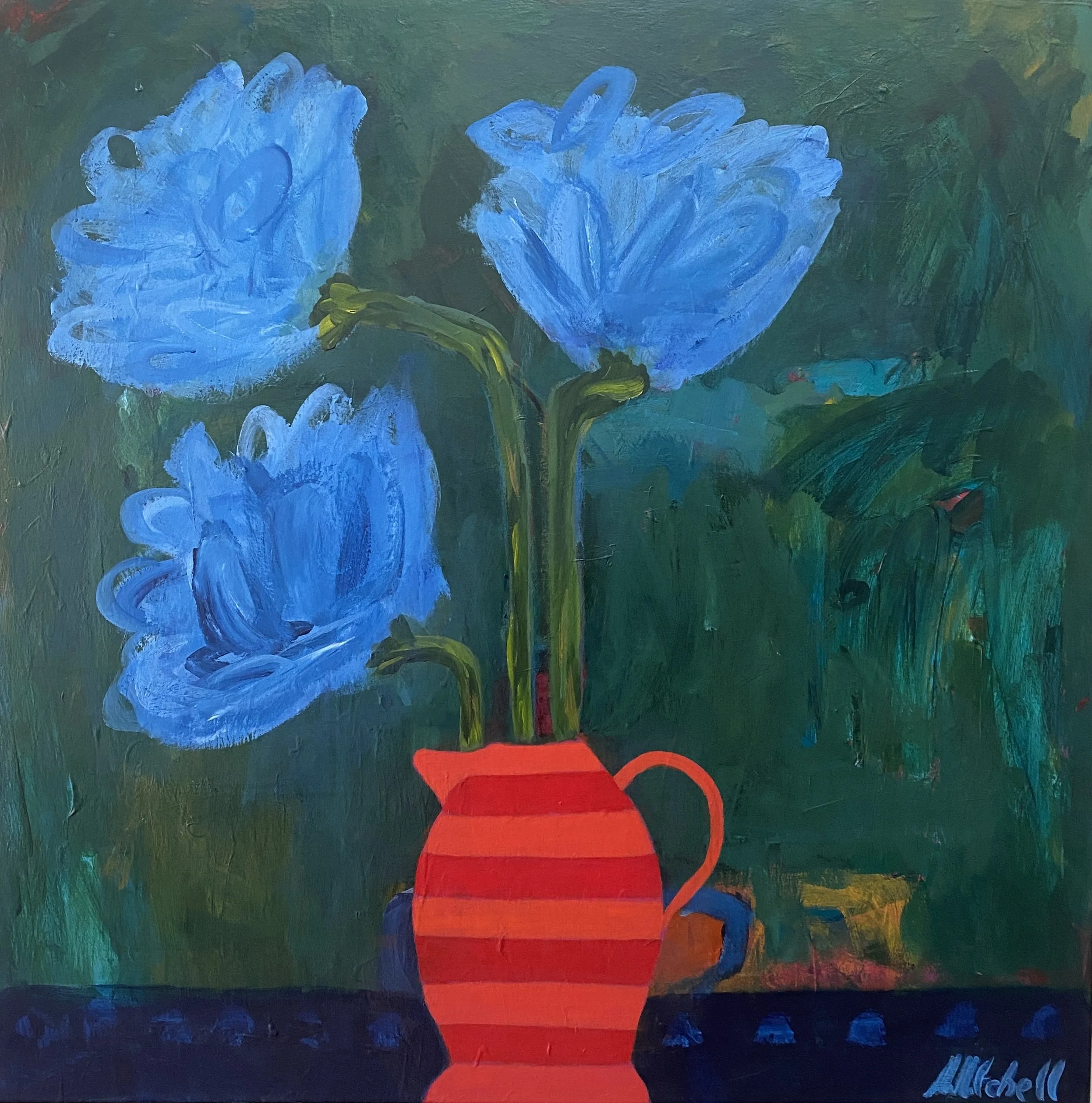Flower Pot | Acrylic on Canvas | 100 x 100cm