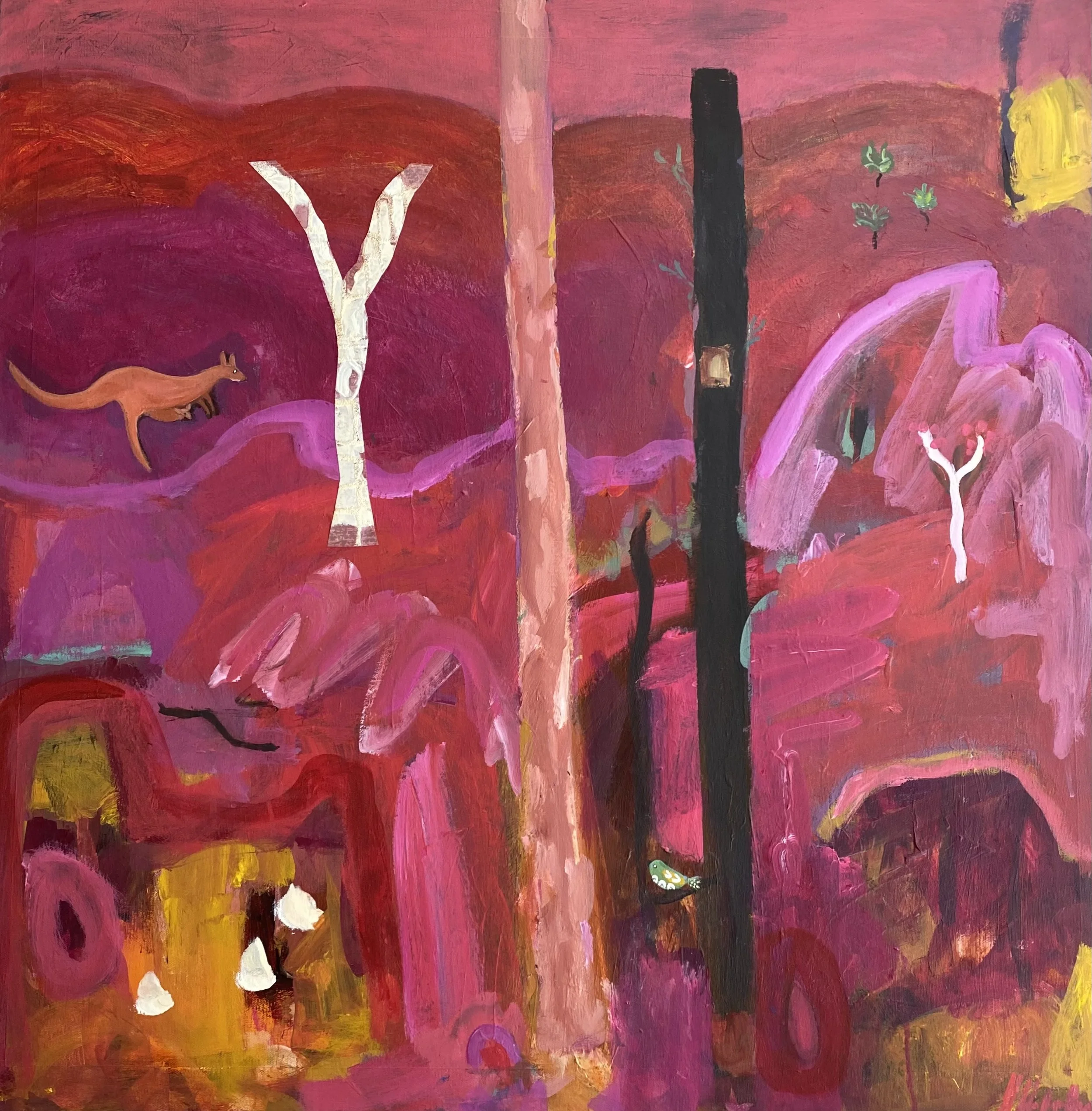 Mitchell -Myra 'After the Embers' Mixed Media on Canvas 85 x 85cm $2900.jpeg
