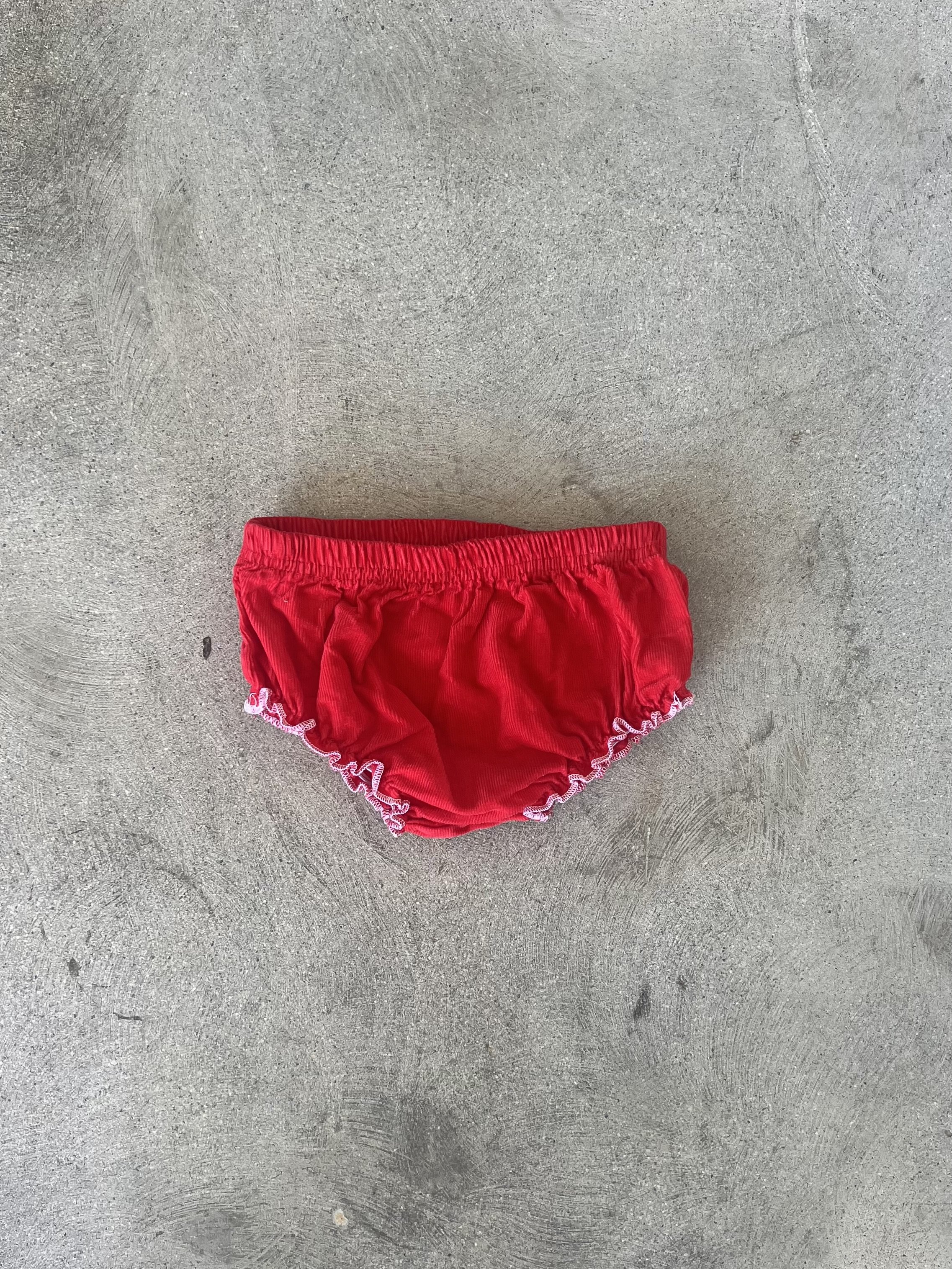 Red Corduroy Bloomers