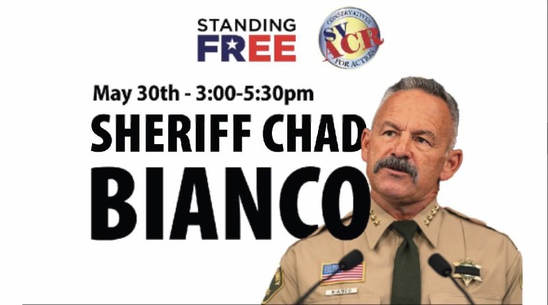 Meet Gubernatorial Candidate Sheriff Chad Bianco in San Jose