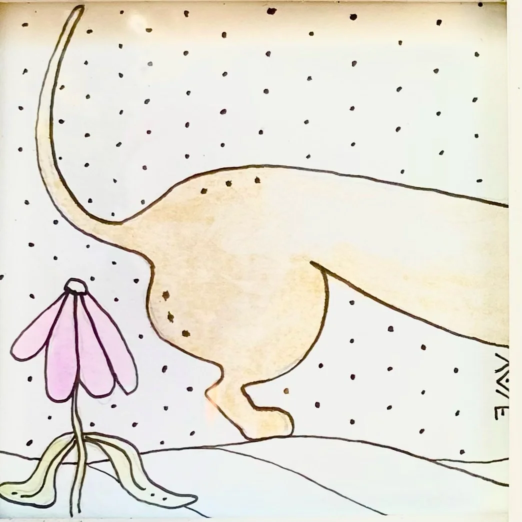 Little magic moments 🐾✨
My latest small original creations — watercolours framed in timber, 4x4 inches — tell tiny stories from the life of a joyful dachshund dog. 🐶💫
These pieces are my visual meditations: moments of playfulness whe