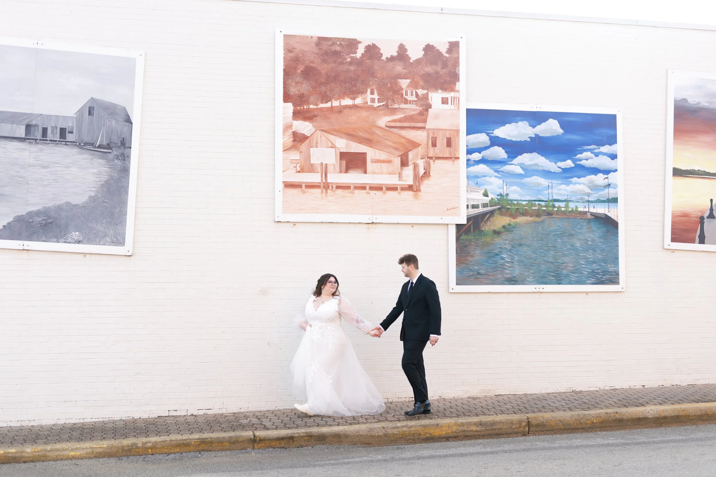 Courthouse Elopement in Leonardtown Maryland M&amp;D’s Intimate Wedding Day