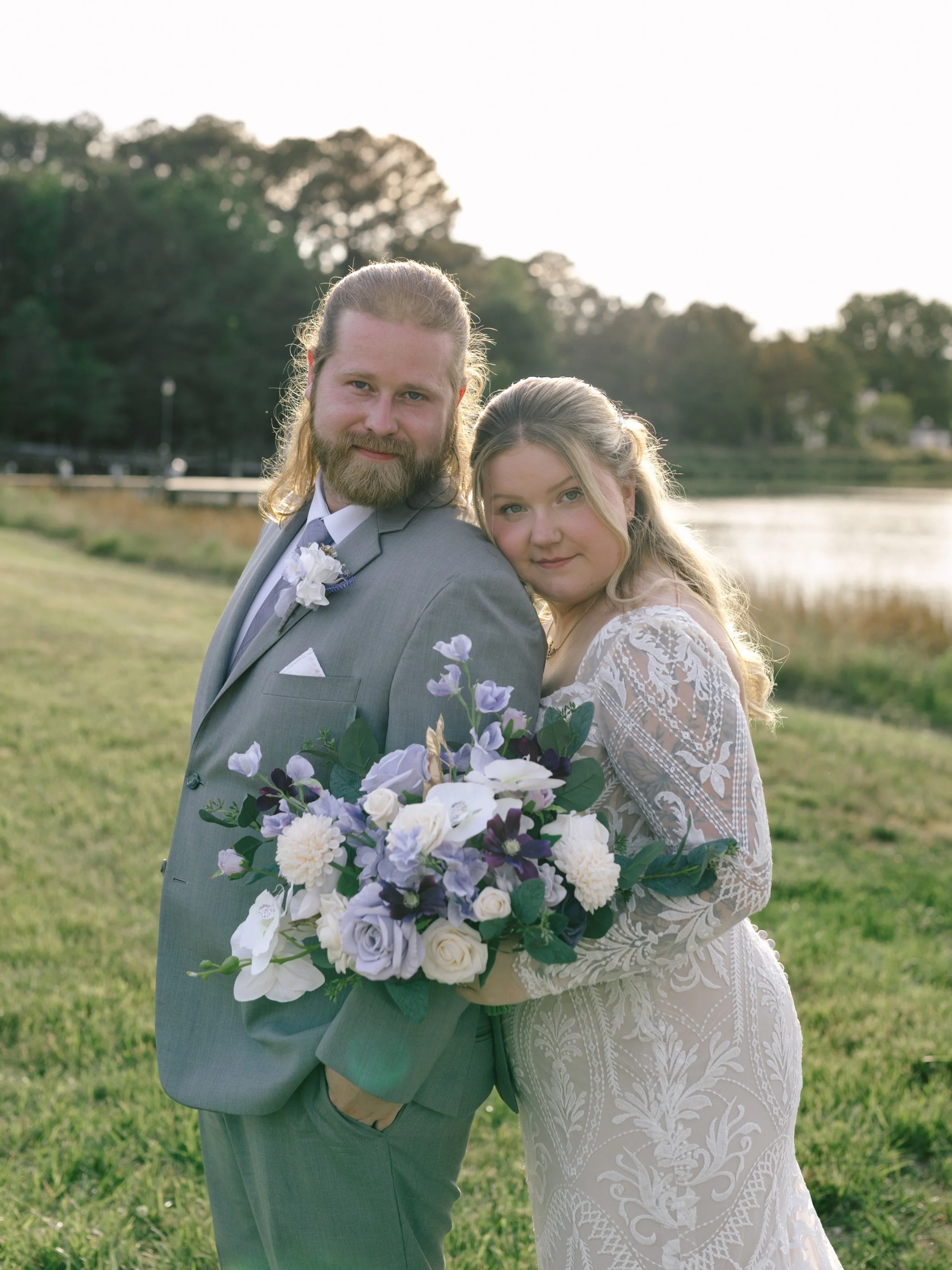 Mr &amp; Mrs Keates 
 5.16 🤍
80 degrees, sunny skies, waterfront views in Colton&rsquo;s Point, and vows that had every single guest wiping tears away. Watching these two promise forever surrounded by all of their favorite people on family property 