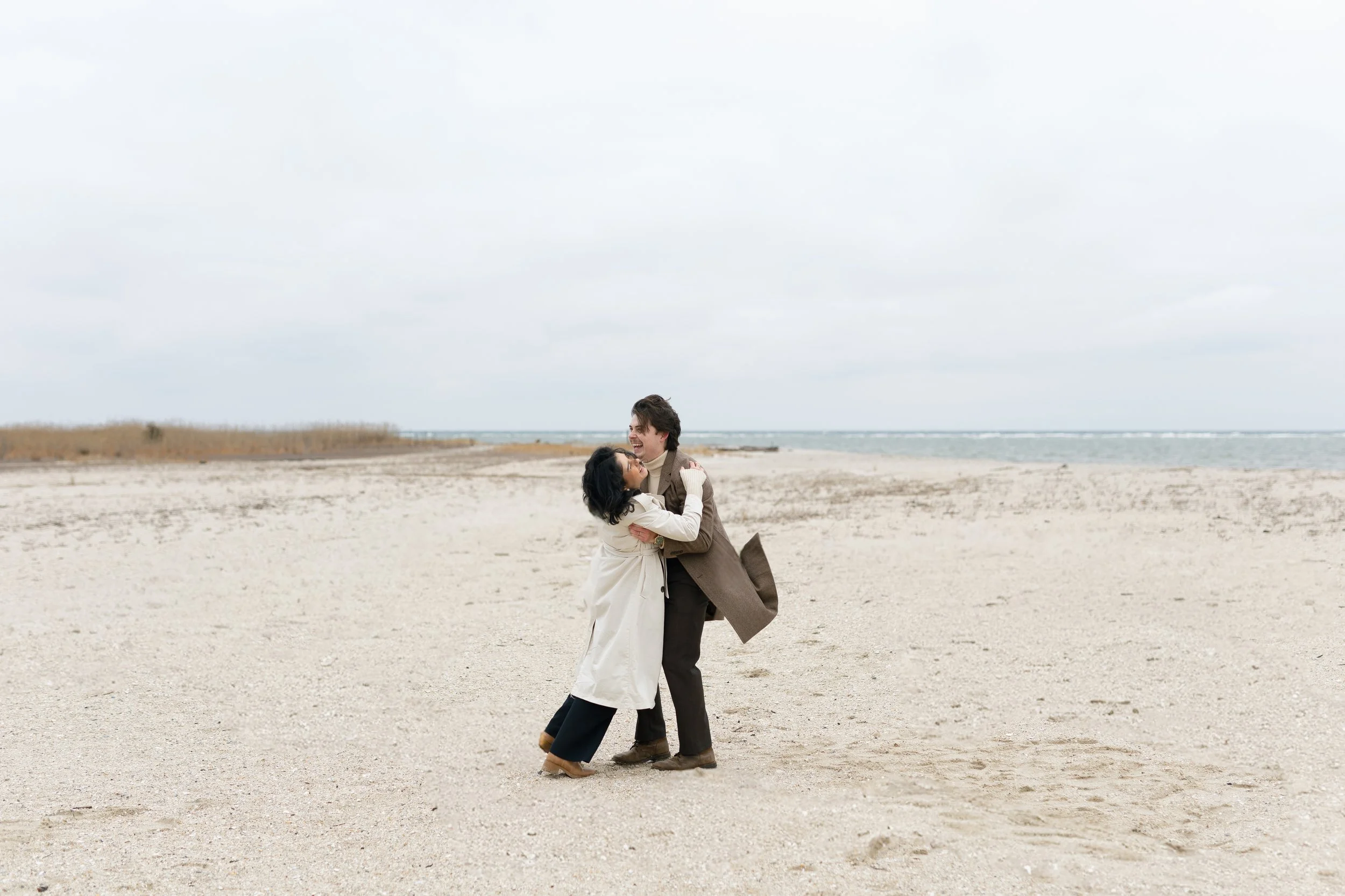 Fun outdoor couples portraits captured by a Maryland photographer