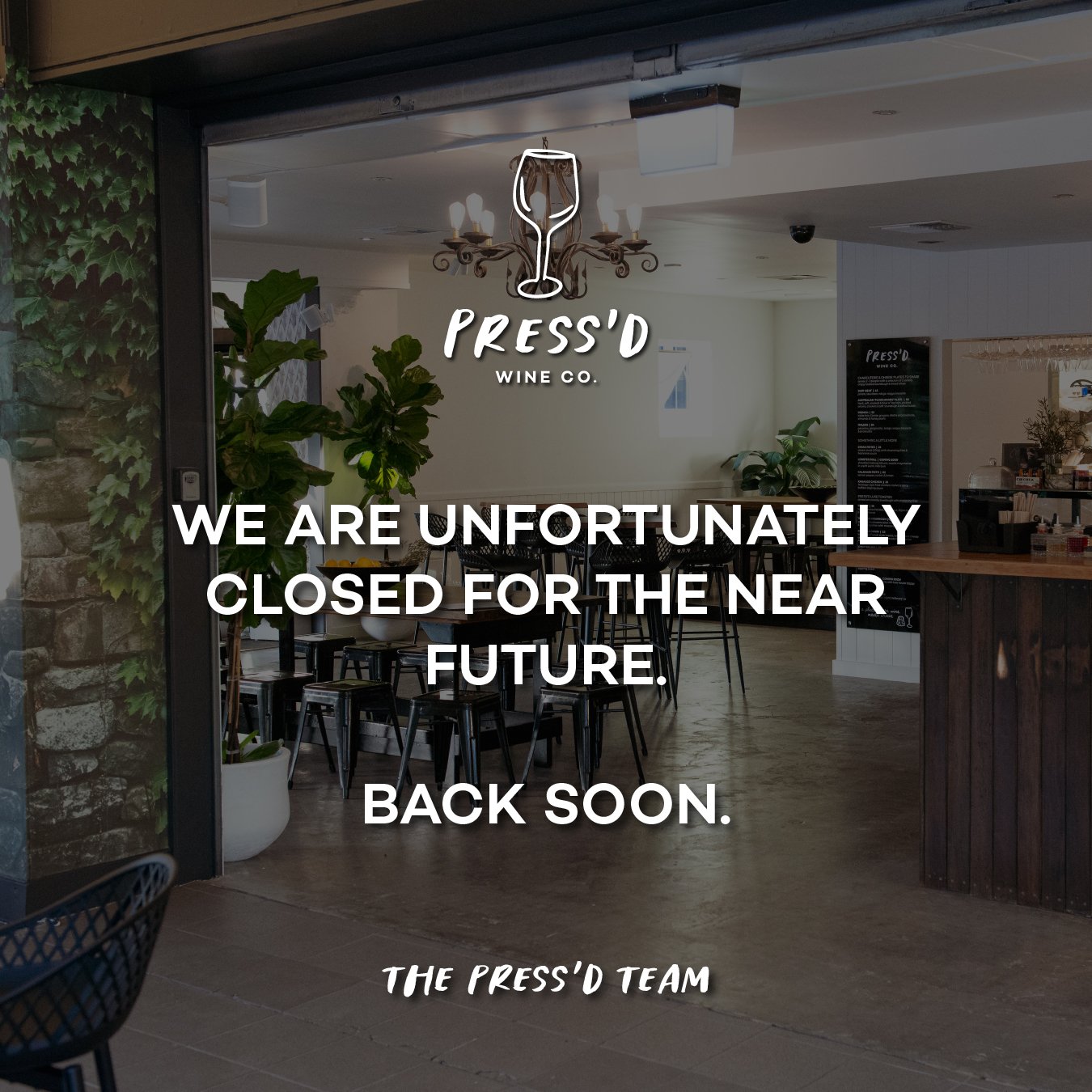 We are unfortunately closed for the near future... with the recent pressures of closing due to Cyclone Alfred and a slow first quarter, matched with a staff shortage, we are taking a small closure to work out our next steps forward and we'll back bac