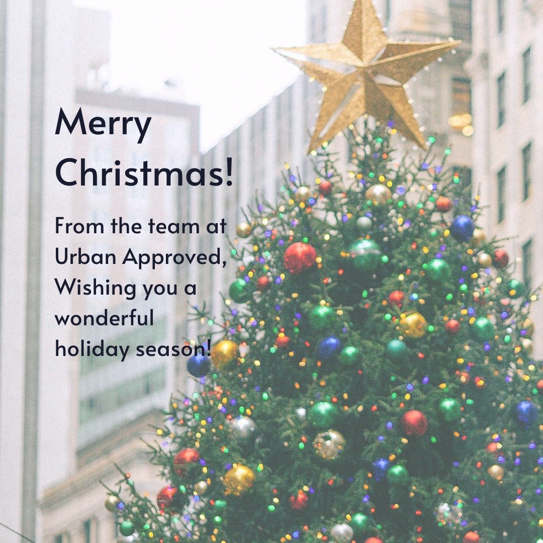 Merry Christmas from the team at Urban Approved! 🎄

We&rsquo;re grateful for the opportunity to support your projects and look forward to helping you achieve even more in the new year.

Wishing you a wonderful holiday season! ✨⛱️

#urbanapproved #to