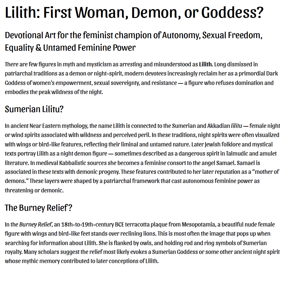 Lilith Page One.png