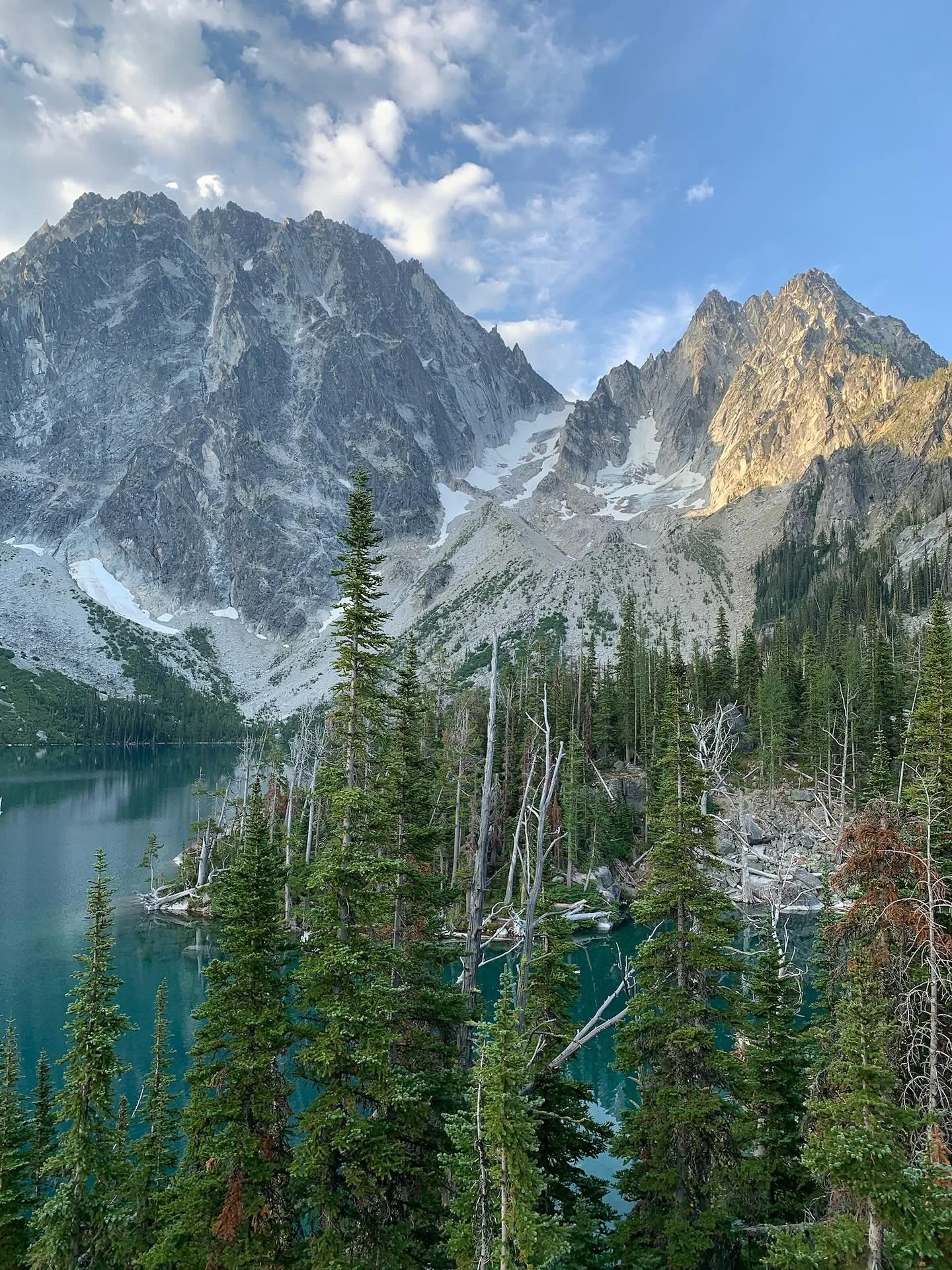 August, last year, &amp; I wish I posted more of it when it happened. I&rsquo;d lose another 5 toenails to eat my go go squeezers on this trek. 
can yall tell I&rsquo;m itching for a good backcountry venture🤧 

📍The Enchantments, WA 
22 mi - point 