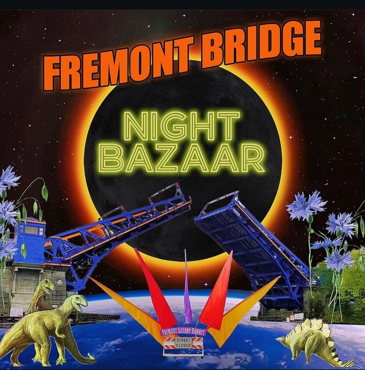 Fremont Bridge Night Bazaar