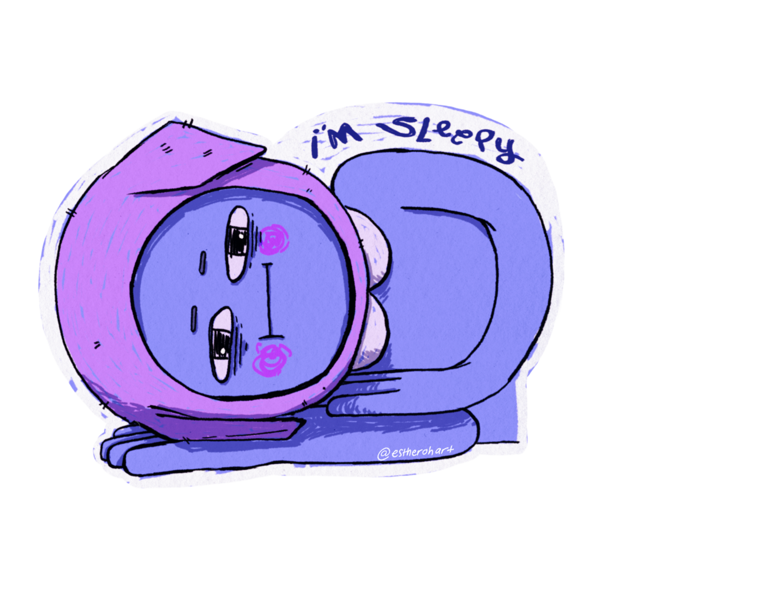 IM SLEEPY STICKER