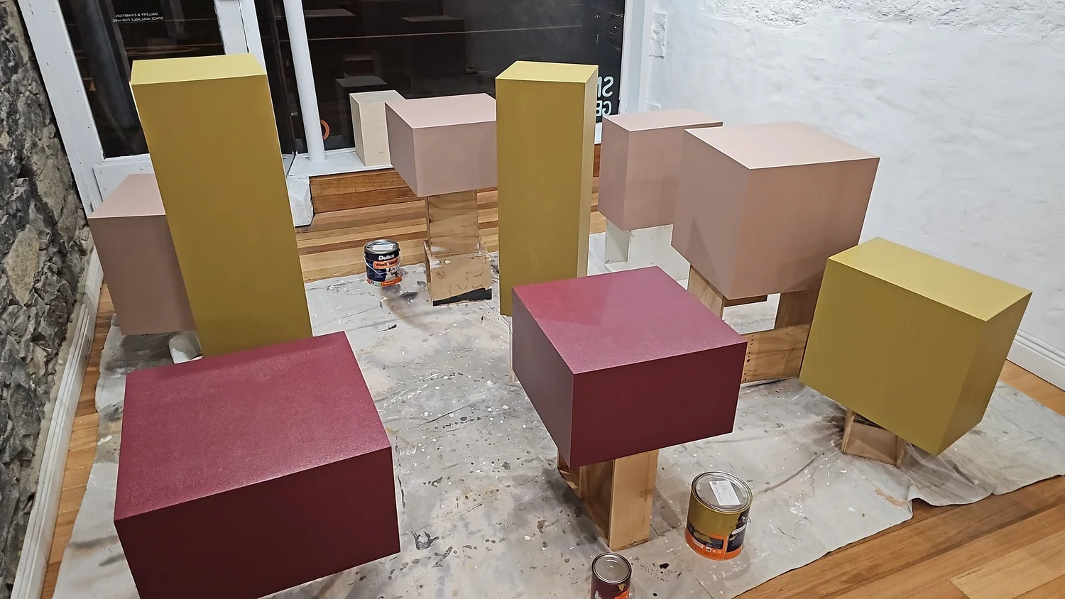Plinths for sale and hire in Melbourne, Australia.