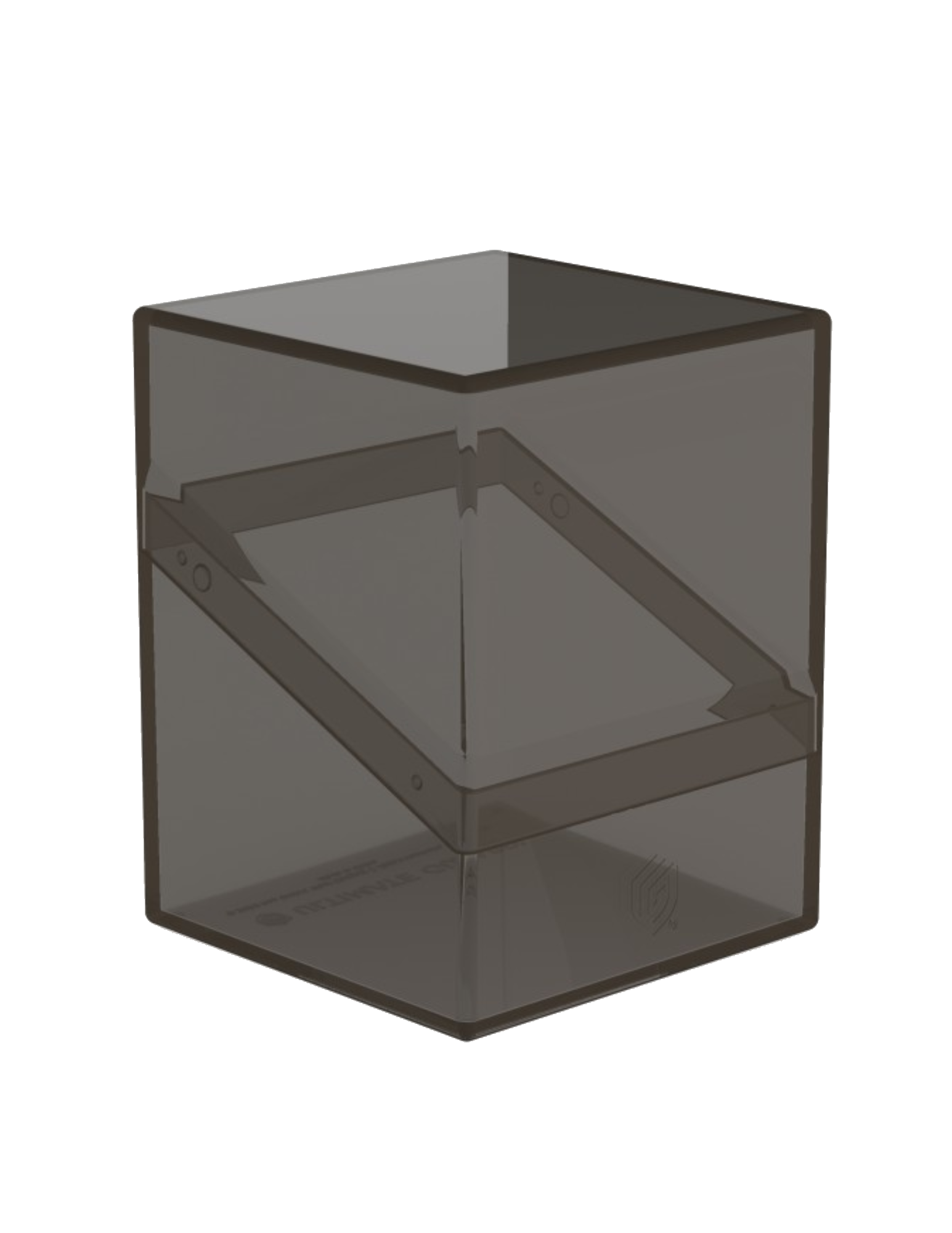 Boulder 100+ Clear Deck Box - Onyx