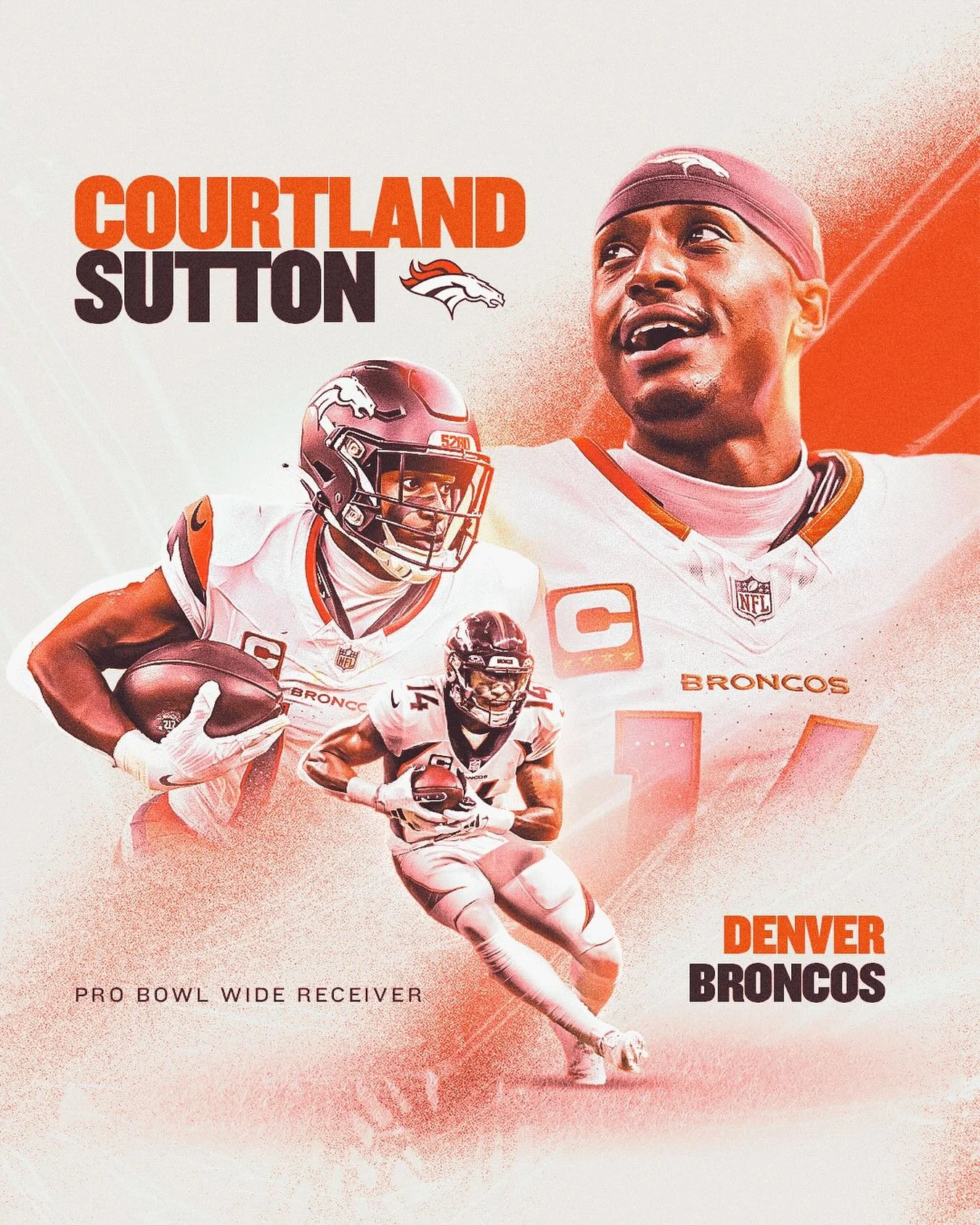 GAMEDAY | @broncos @court. 
-
#footballart #football #art #footballdesign #widereceiver #graphicdesign #illustration #artwork #nfl #broncos #denverbroncos #courtlandsutton #designinspiration #sportsart #sportsdesign #design #sports #photoshop #footba