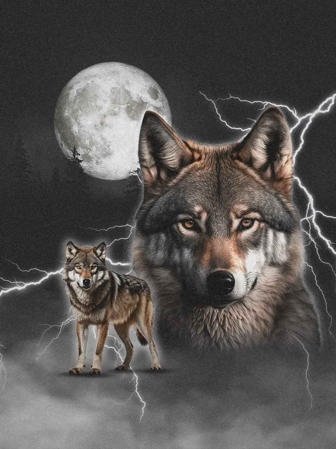 Just a couple of wolves doing wolf things. 
-
Pulled this one out of the archives because I never shared it and it makes me laugh. Reminds me of the shirts you see at truck stops and biker rallies and reminds me of growing up. Inspired by the song Tw