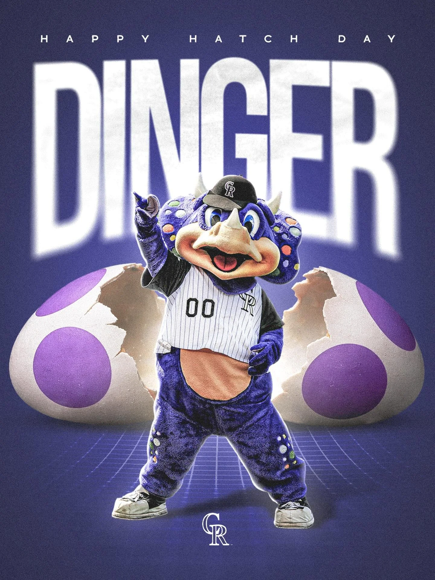 A little graphic to celebrate @rockies mascot Dinger on his hatch day. Funny little note, I was terrified when I first met Dinger as a child and ran away screaming&hellip;
-
#rockies #colorado #sportsdesign #graphicdesign #mlb