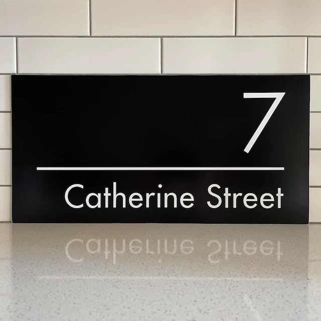 "LOVE IT! THANK YOU! Michael was so accommodating in making changes to our liking and our sign arrived beautifully finished."