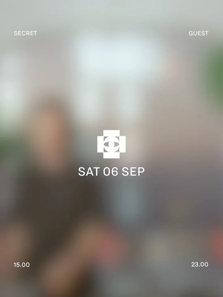 SECRET GUEST_ SAT 06 SEP 👁️ 

This time round, we look to the North, and invite one of the rising stars of the true underground scene. He epitomises the term &lsquo;digger&rsquo; - unearthing super rare vinyl records that have you wondering &ldquo;W