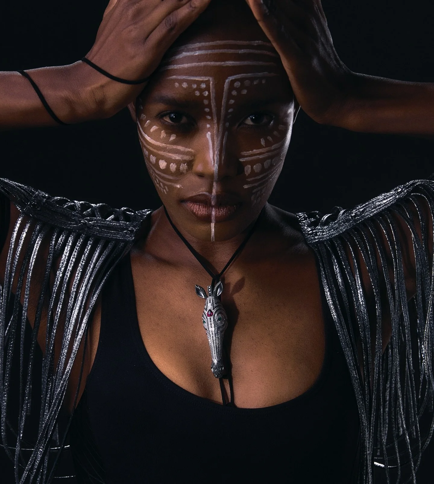 A tribute to one of Africa&rsquo;s most iconic creatures &mdash; the zebra 🦓 Meet The Regal Zebra &mdash; where wild spirit meets royal presence. Crafted with reverence and rebellion, this striking piece from the Bahati Project is more than adornmen