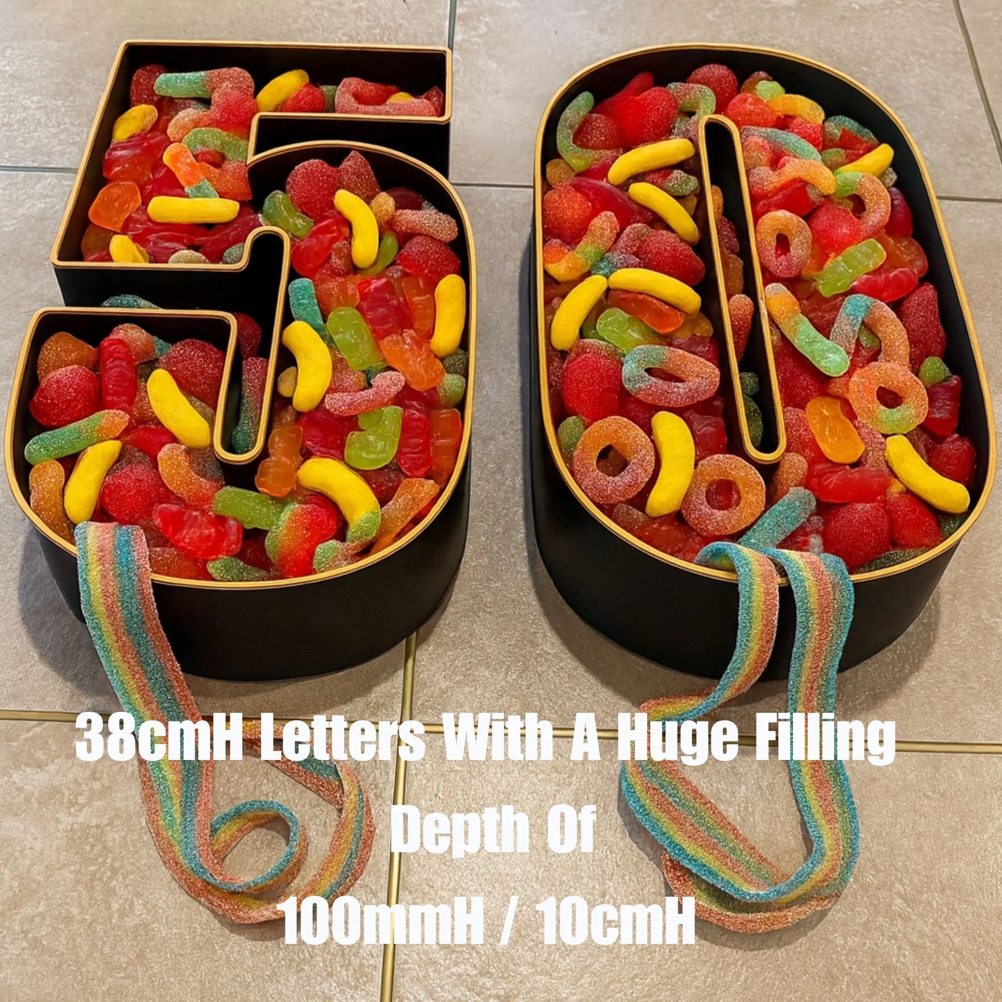 Custom number 50th Birthday order