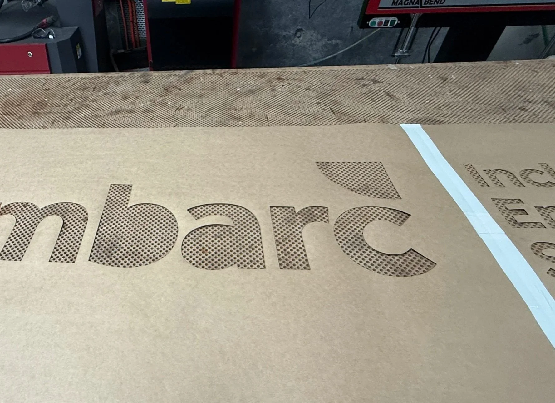 Template for professional signage install