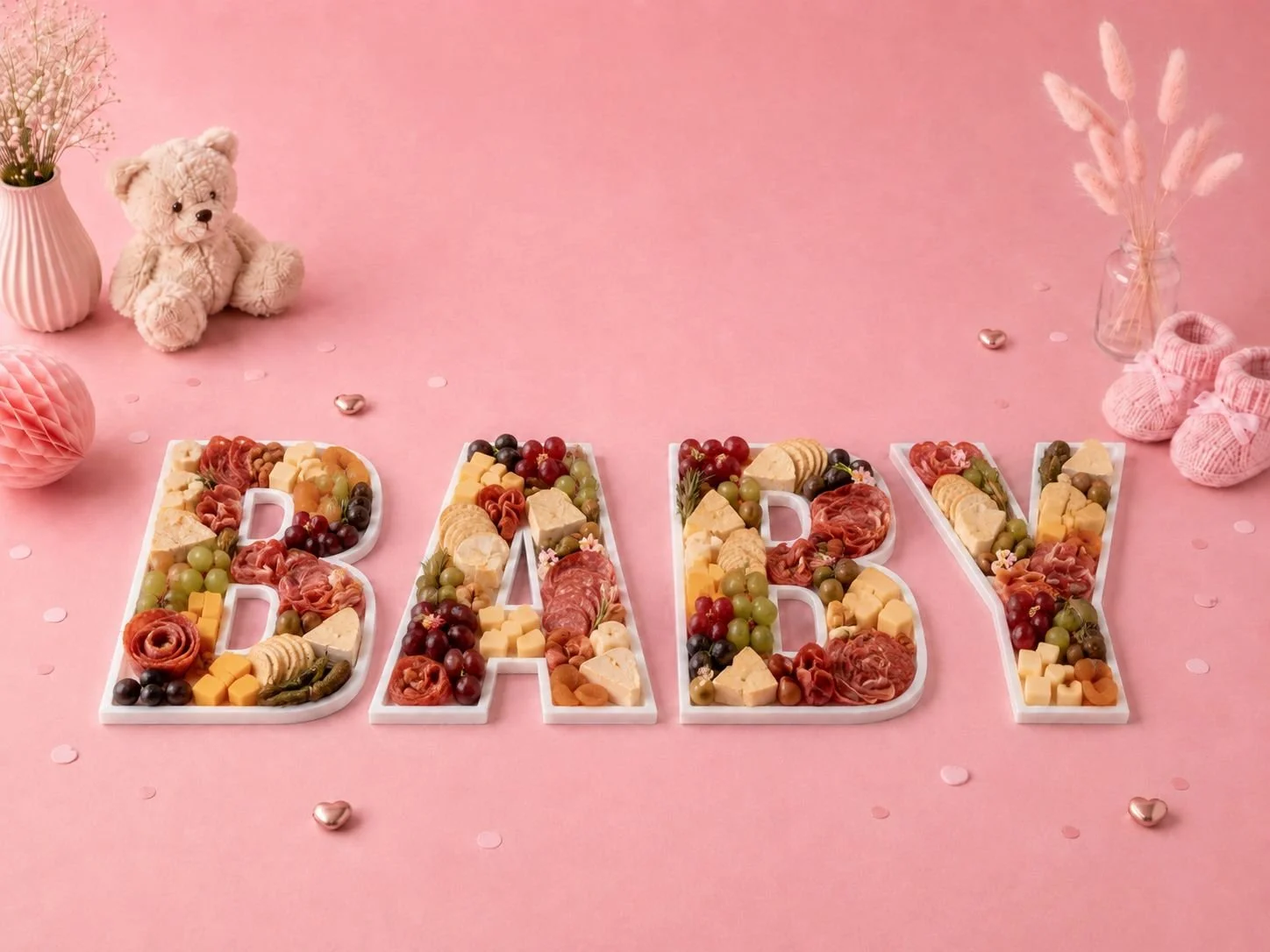 Opal acrylic BABY letters for charcuterie food display.jpg