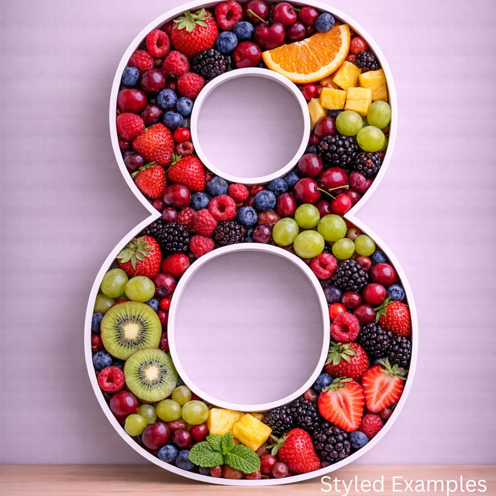How to Make a Fruit Number Tray for Birthdays &amp; Parties