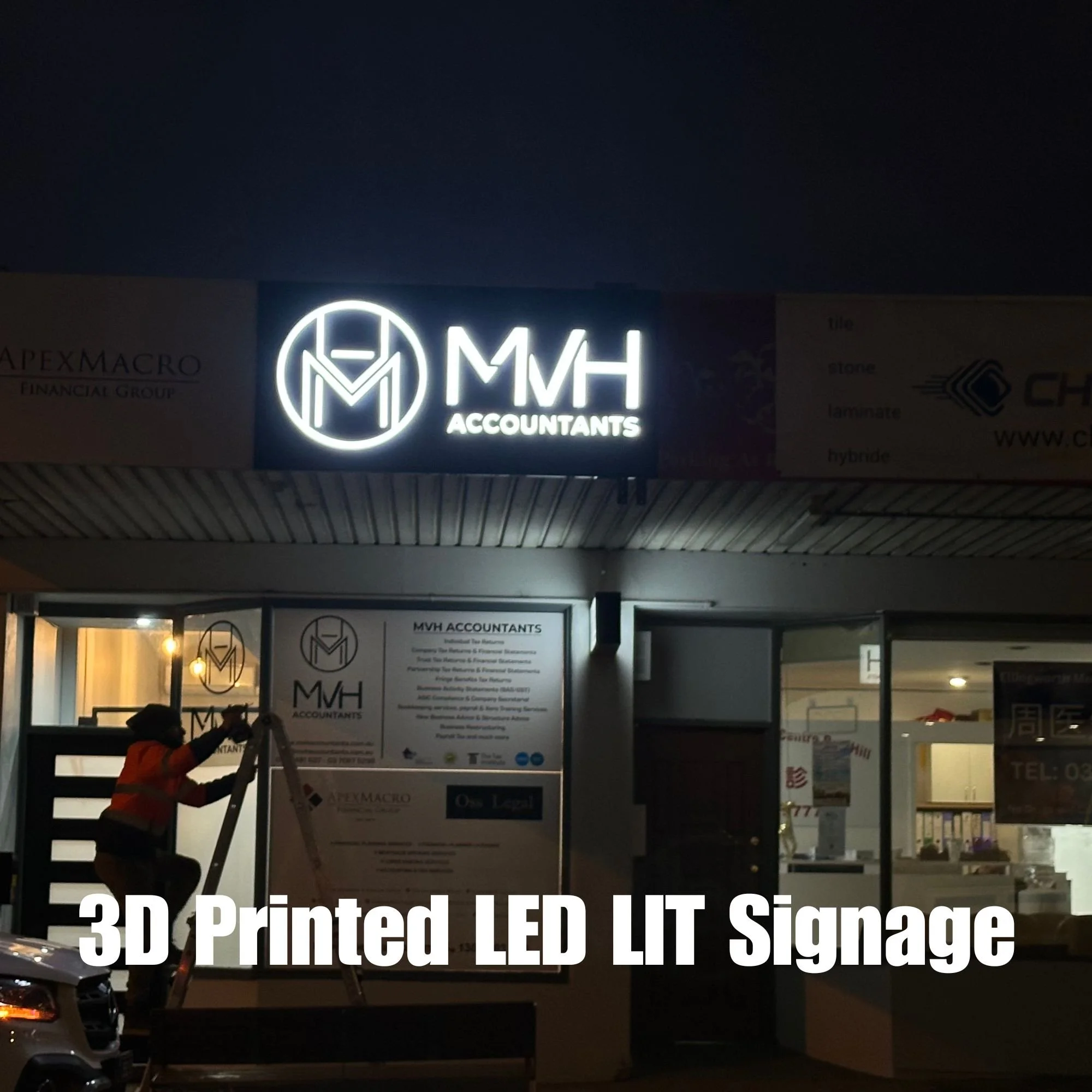LED lit Custom signage, 25 years of personal experience