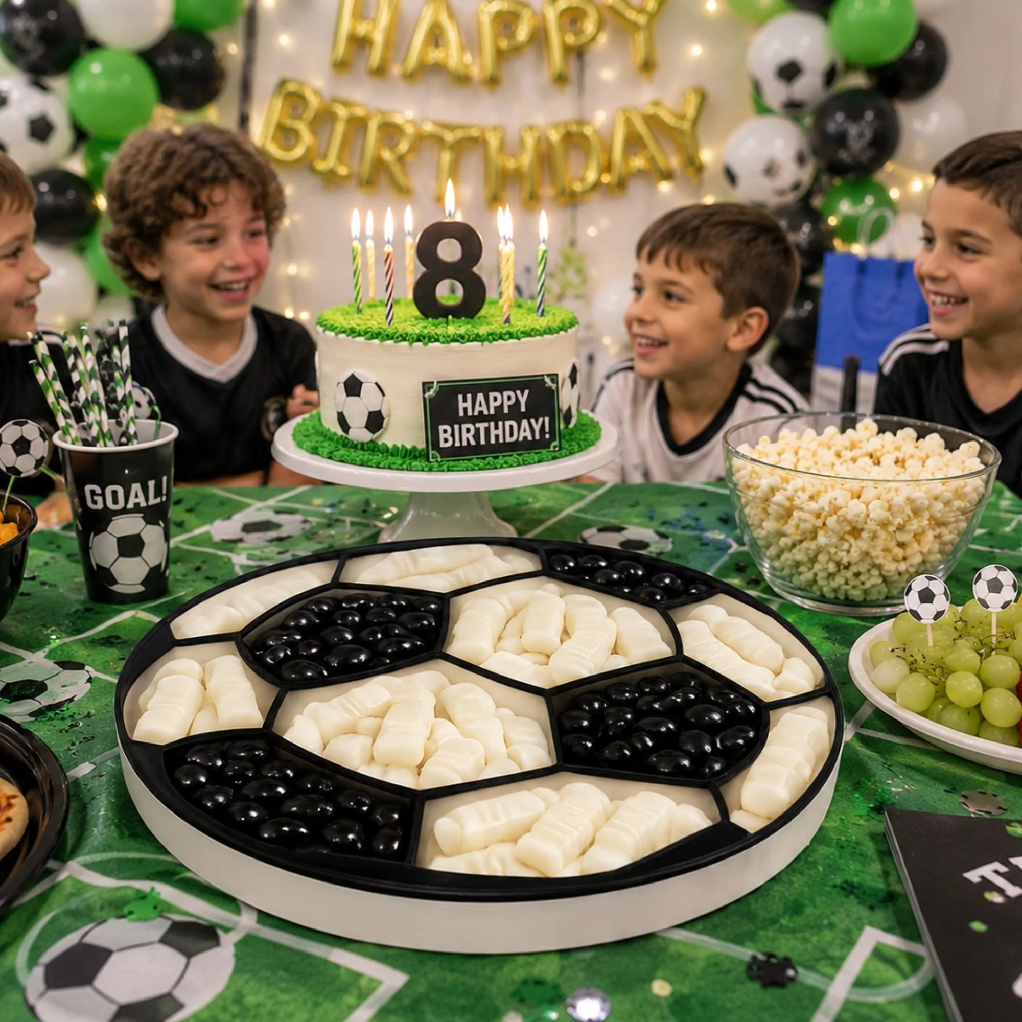 Fillable Soccer Ball Snack Tray – 3D Printed Party Platter