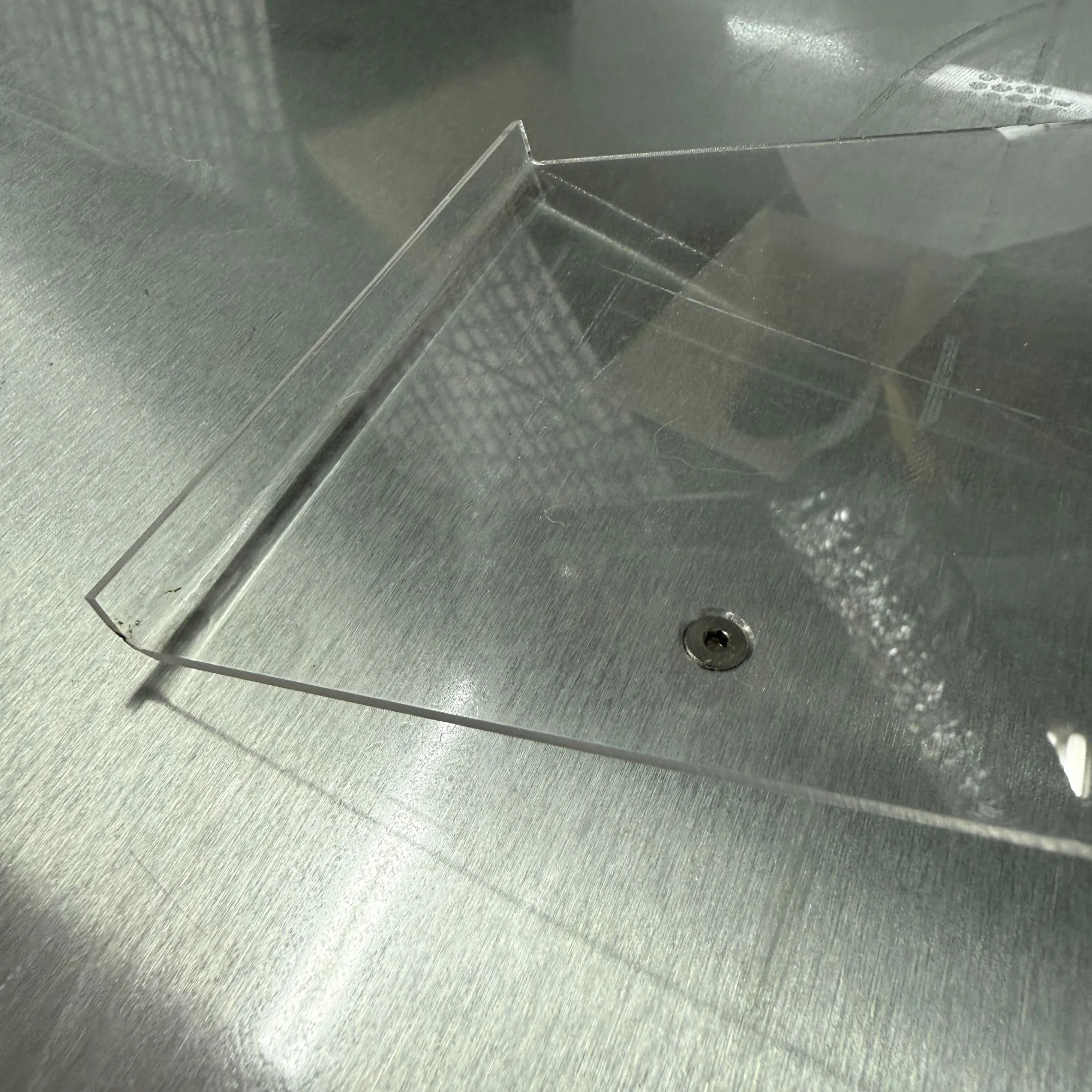 Acrylic supports for charcuterie letters