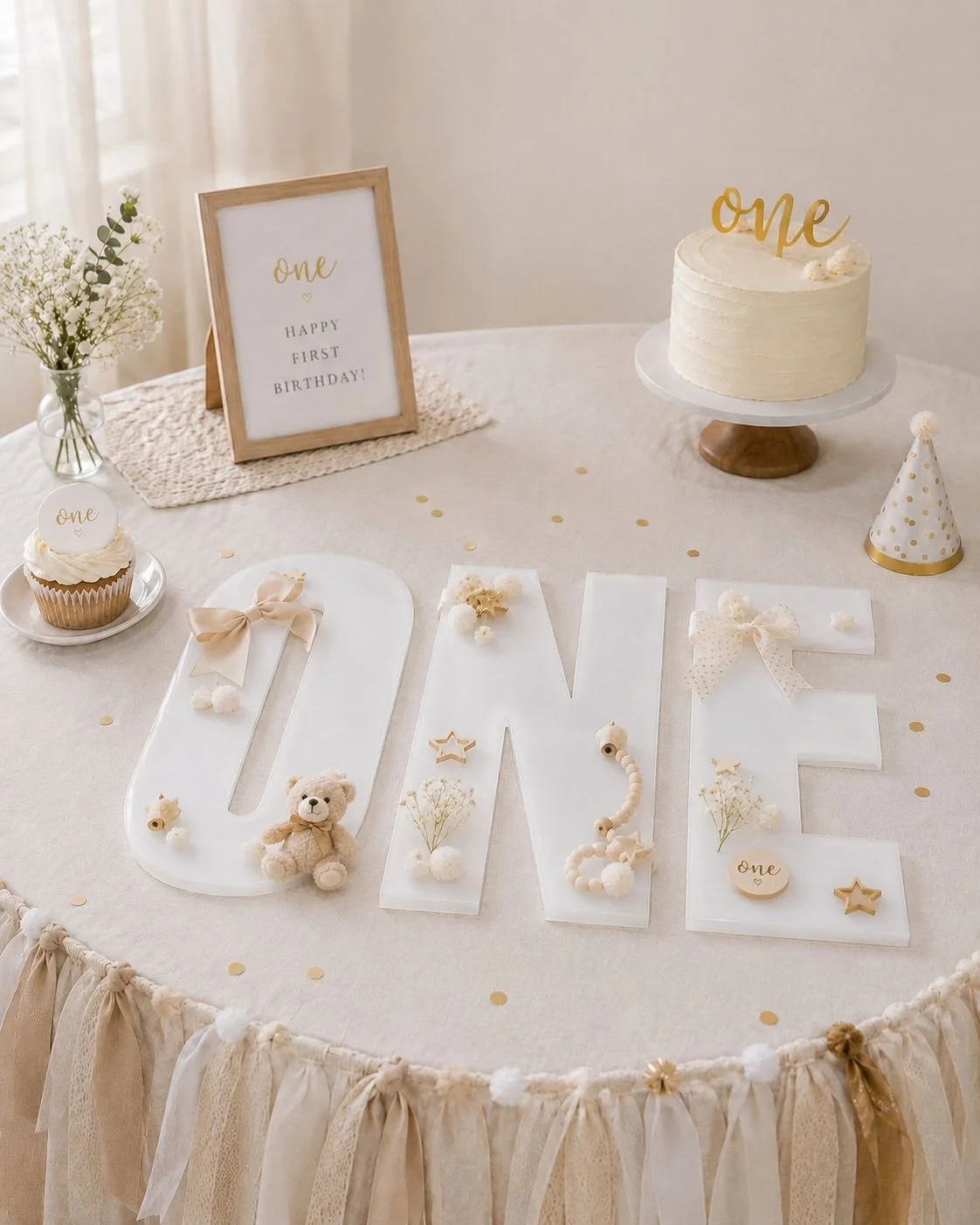 ONE acrylic display letters with decorations.jpg