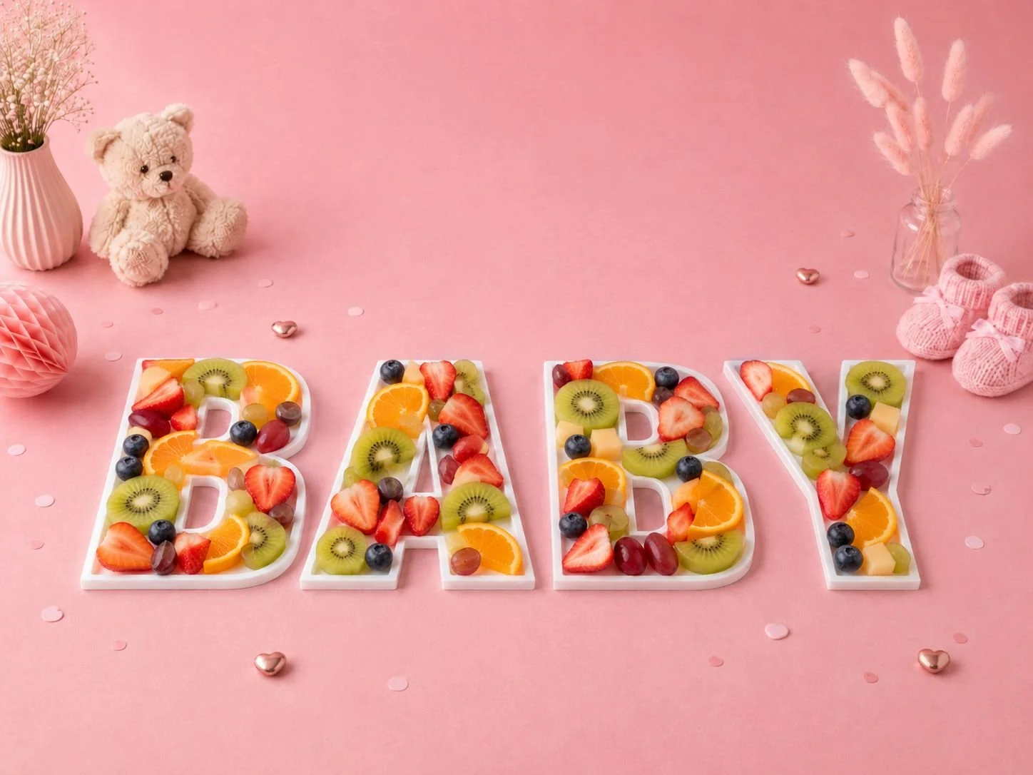 Acrylic baby letter fruit tray for a centerpiece display.jpg
