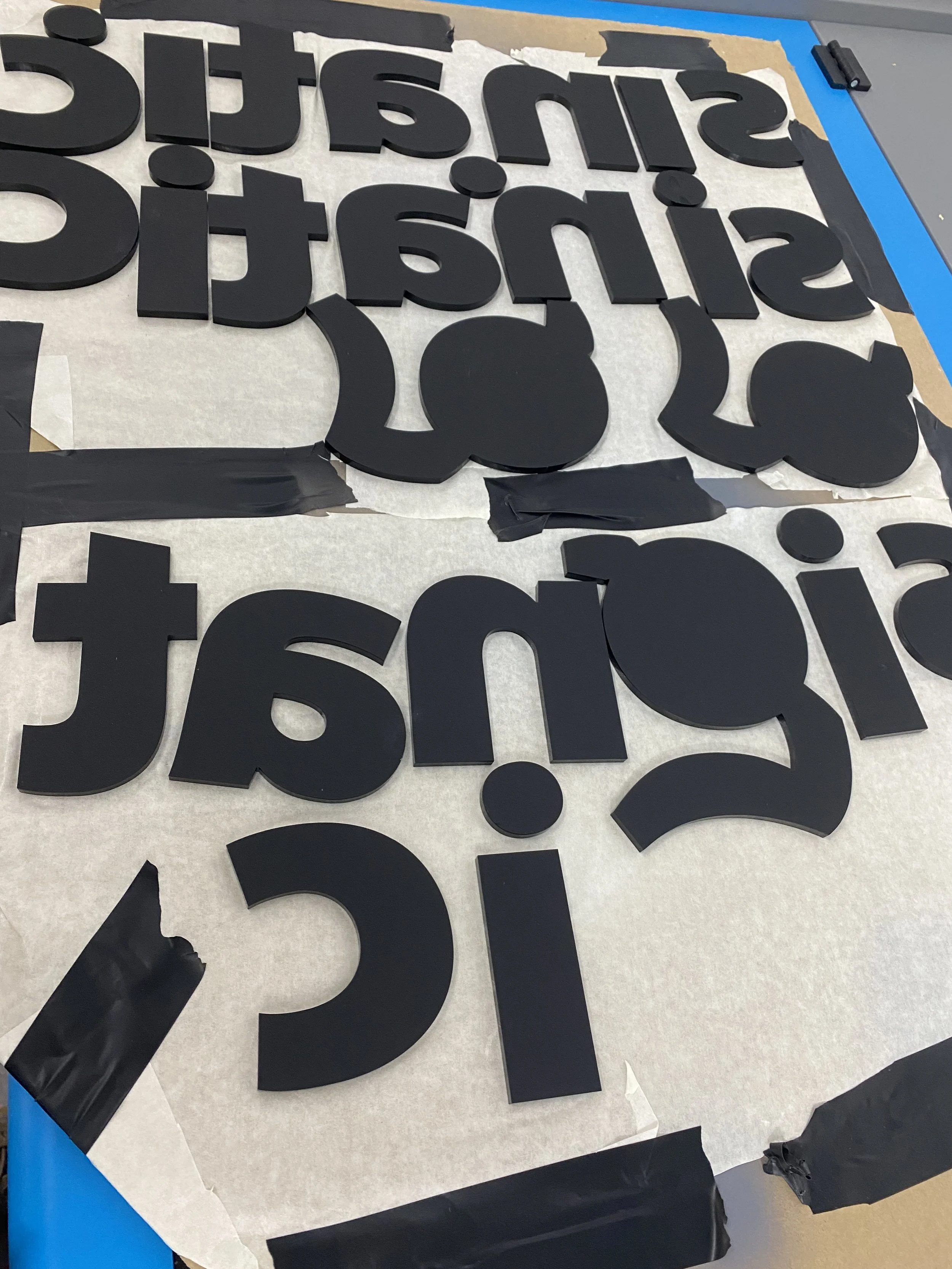 Acrylic signs for shop signage