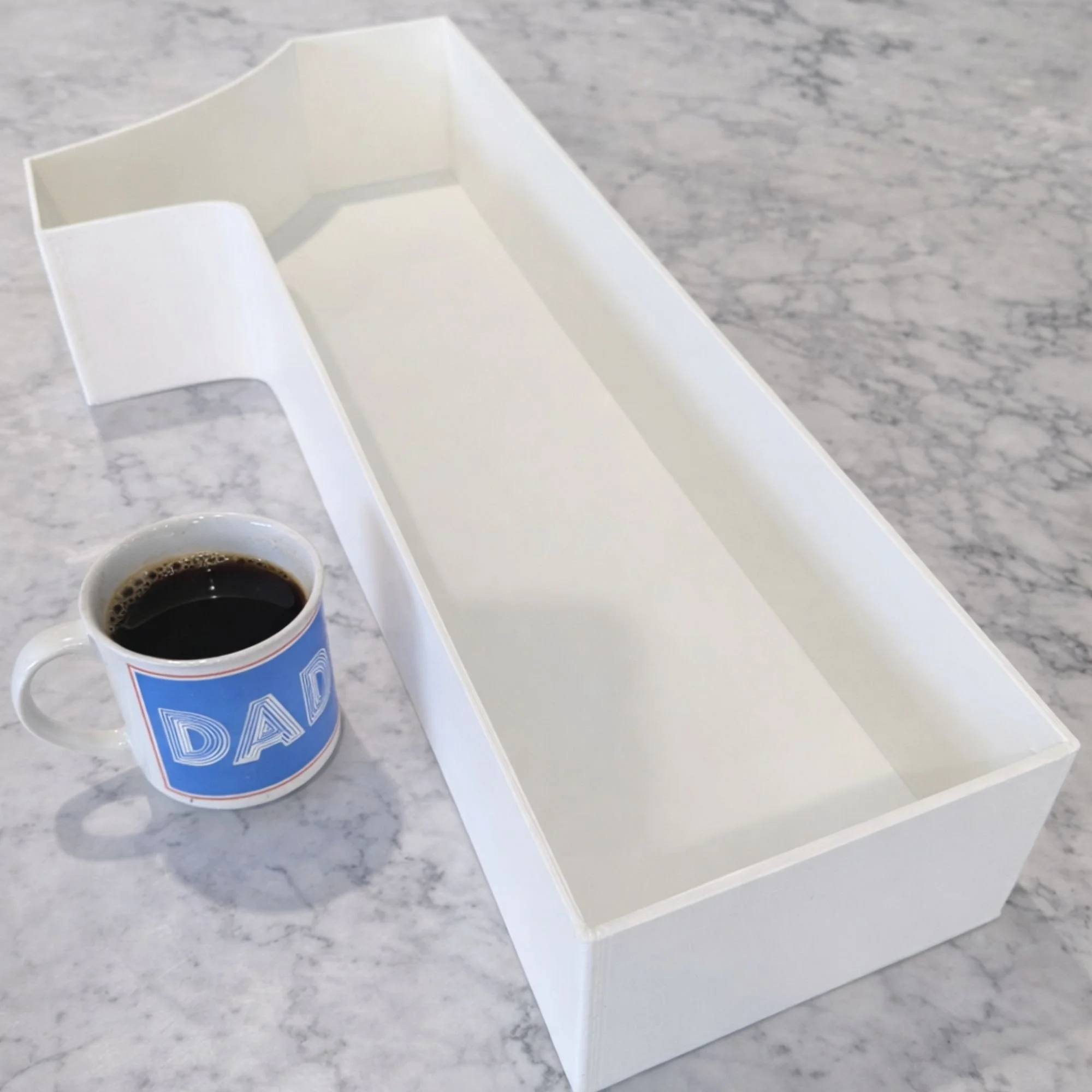 white fillable number 1 tray baby shower dessert table