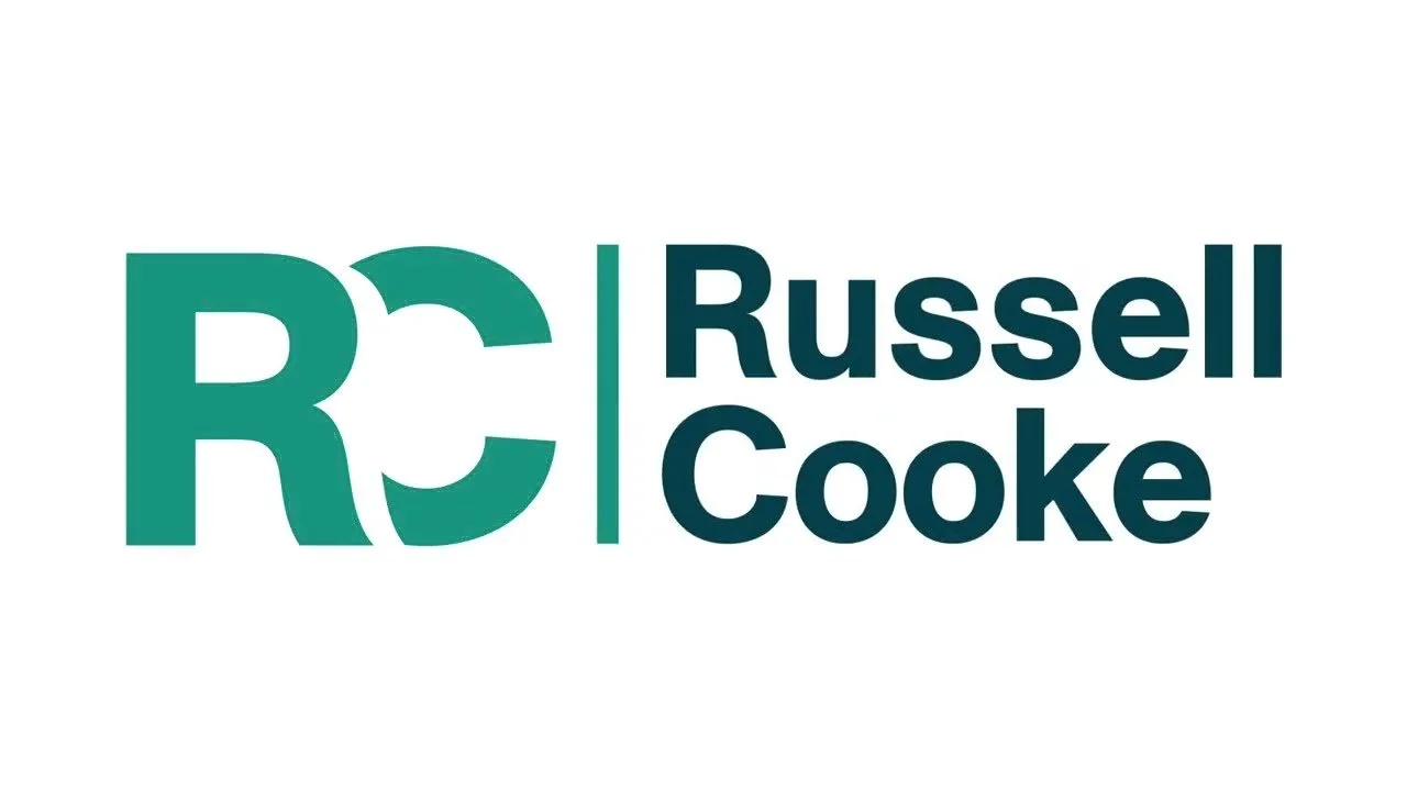 Logo of Russell Cooke law firm featuring the initials 'RC' and the name 'Russell Cooke' separated by a vertical line.