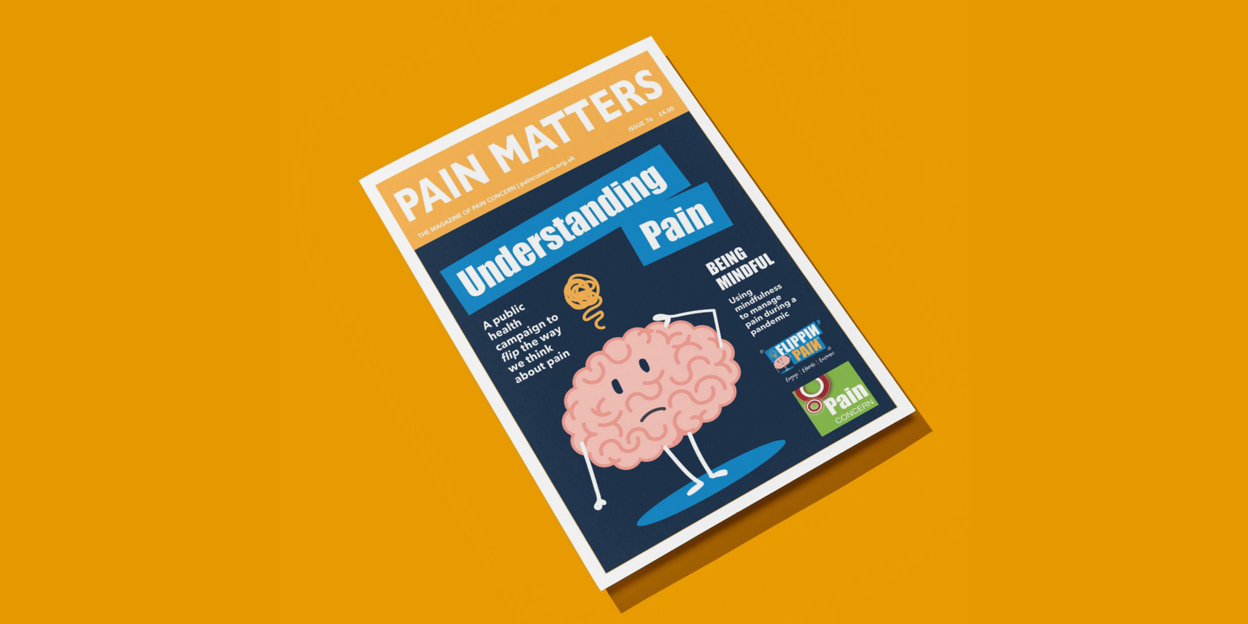 Pain Concern links with Flippin’ Pain to create magazine